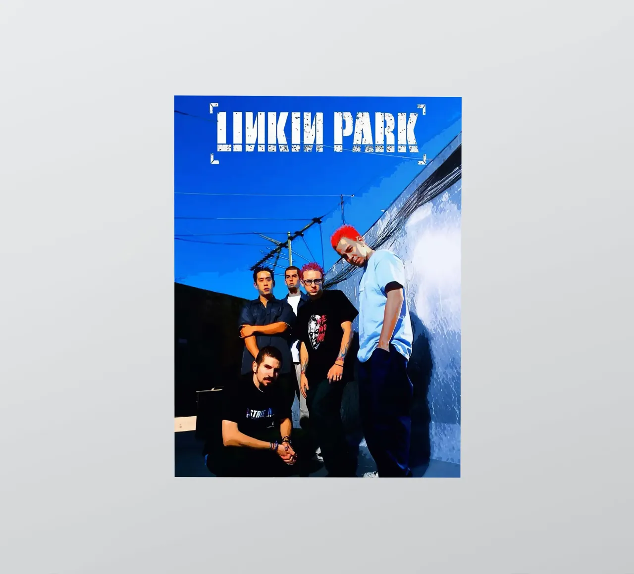 groupe linkin park autocollant de vanhesling