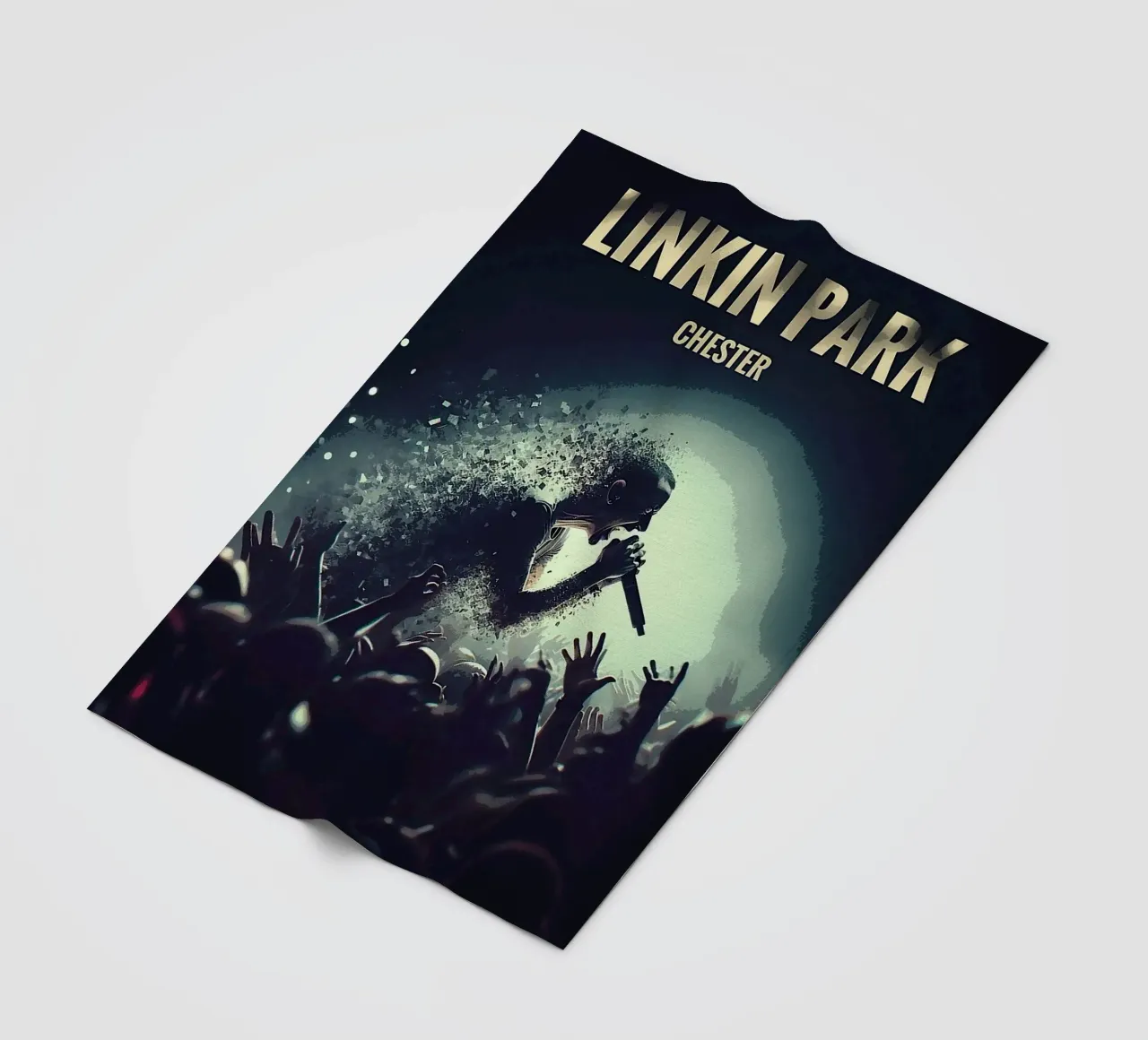 linkin park band coperta in pile da vanhesling