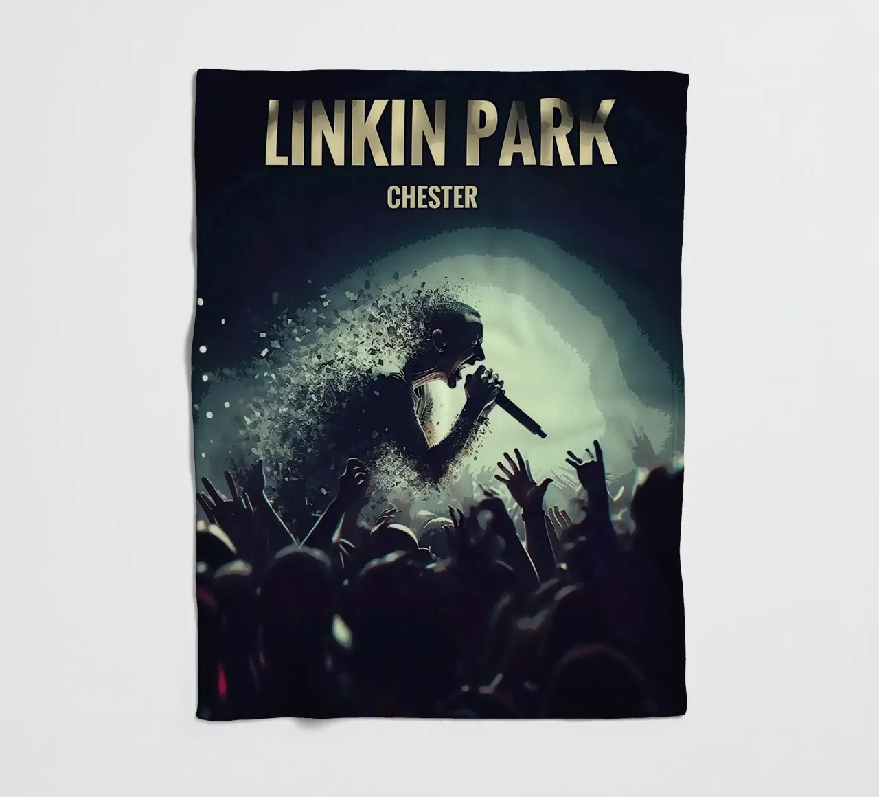 linkin park band coperta in pile da vanhesling