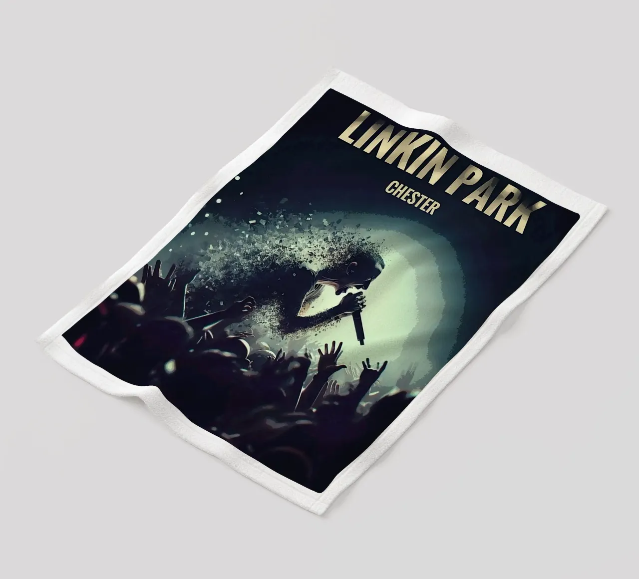 linkin park band coperta in pile da vanhesling