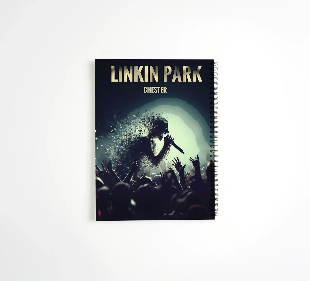linkin park band spiral notebook by vanhesling