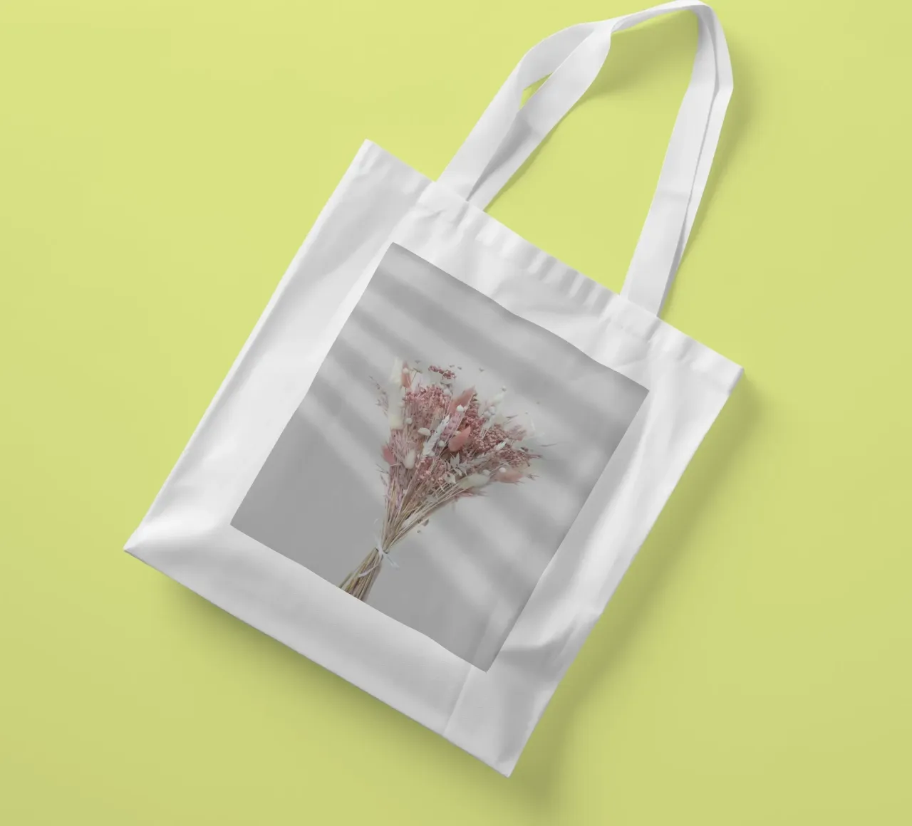 fiori secchi borsa in juta da Creaton