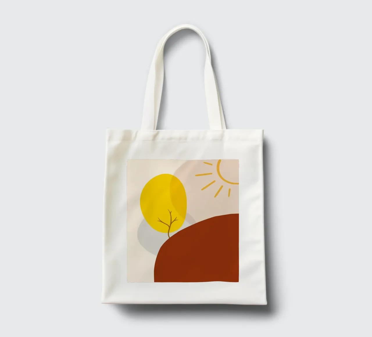 sunshine geometric tote bag by Creaton