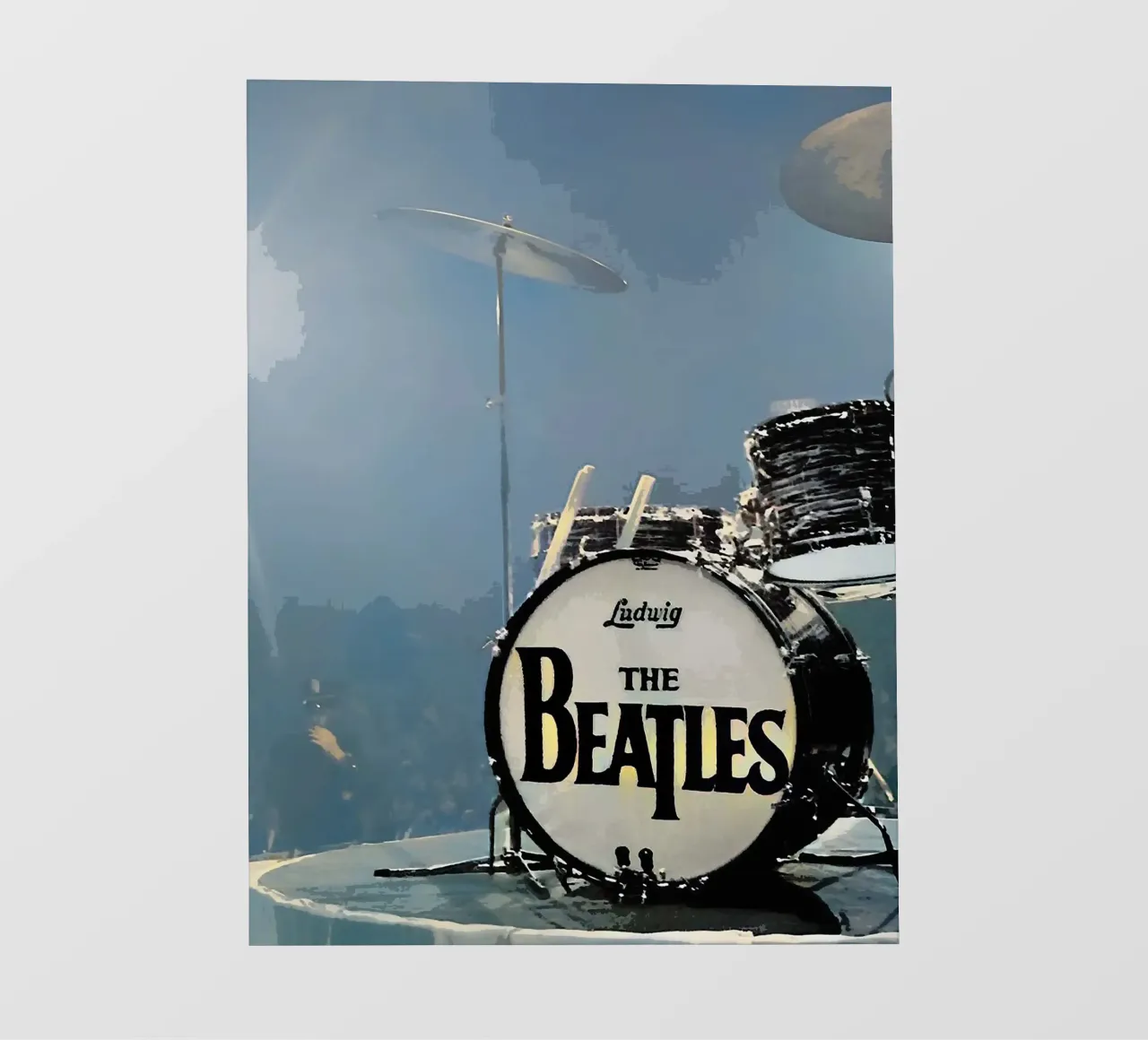 le groupe des beatles bâche pvc de vanhesling