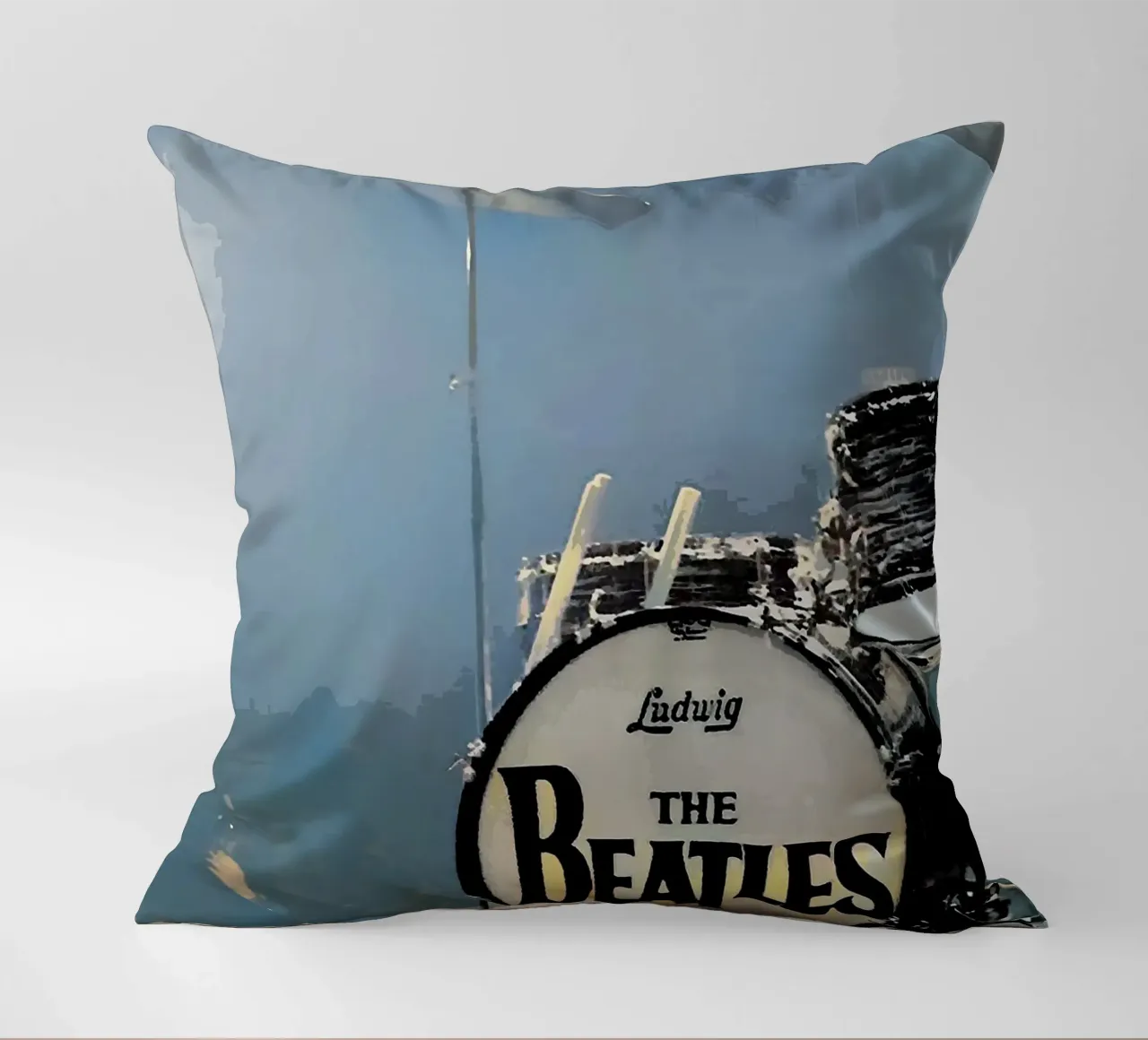 le groupe des beatles coussin de vanhesling