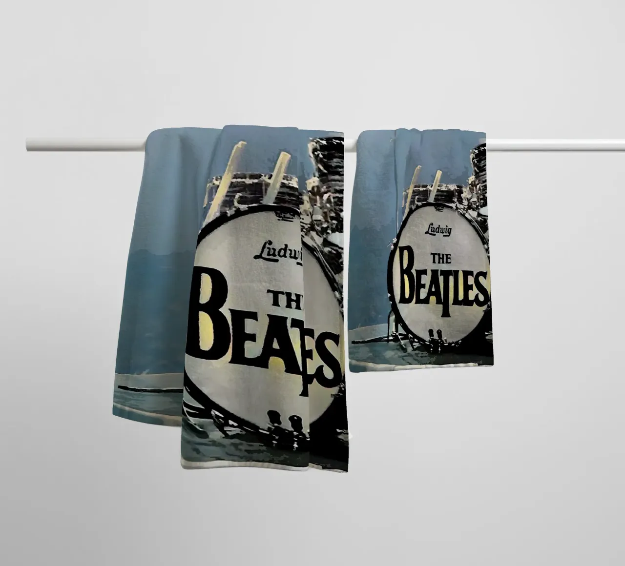le groupe des beatles serviette de bain de vanhesling