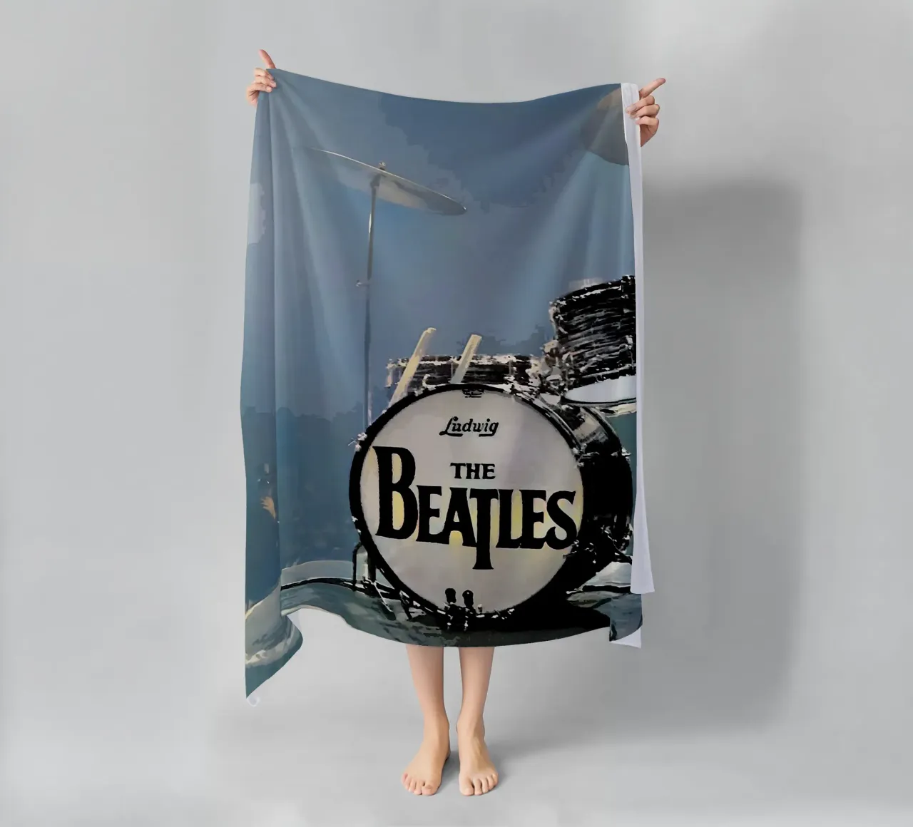 le groupe des beatles serviette de plage de vanhesling