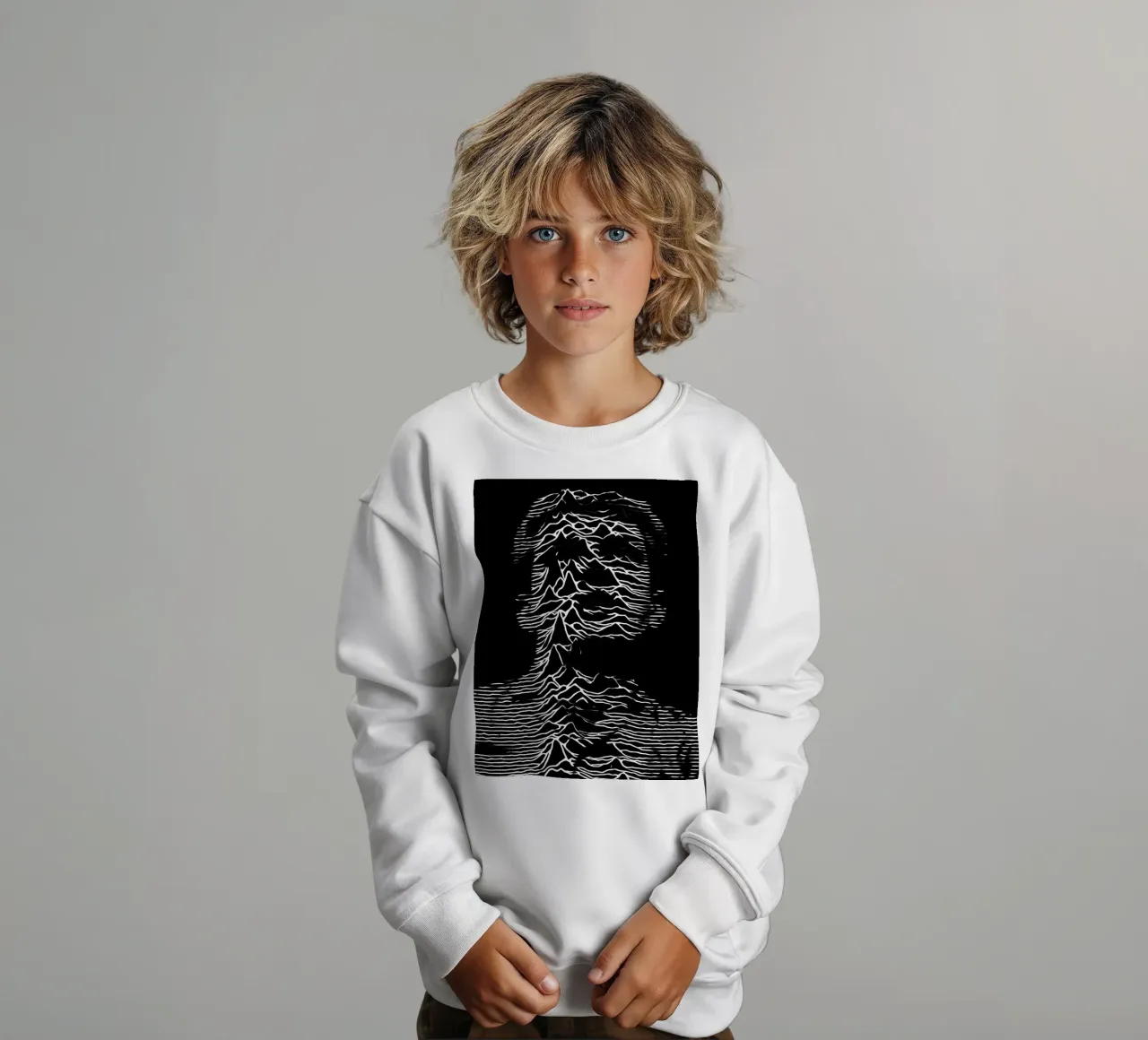 Ian Curtis Joy Division 8 Arte felpa bambino da music soul
