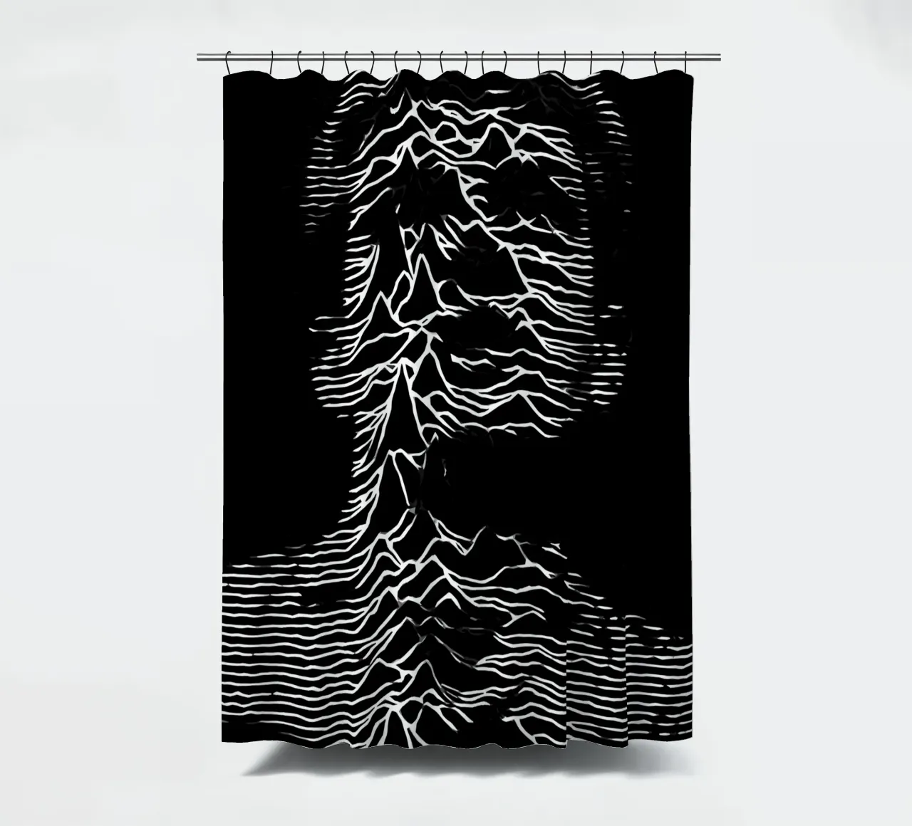 Ian Curtis Joy Division 8 Art shower curtain by music soul