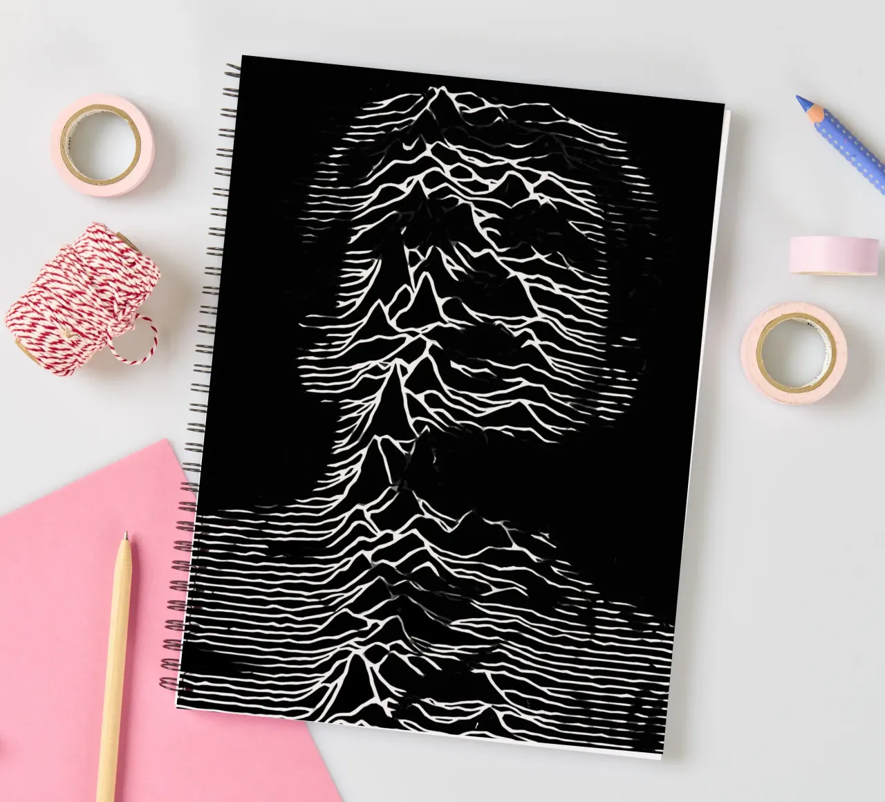 Ian Curtis Joy Division 8 Art spiral notebook by music soul