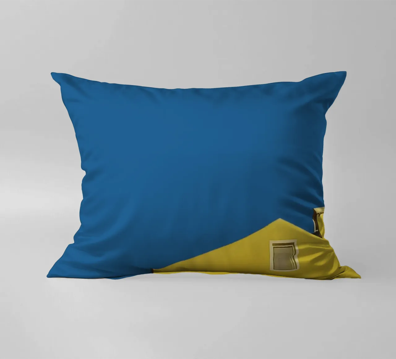Architecture minimale - Jaune coussin de KISSA STUDIO