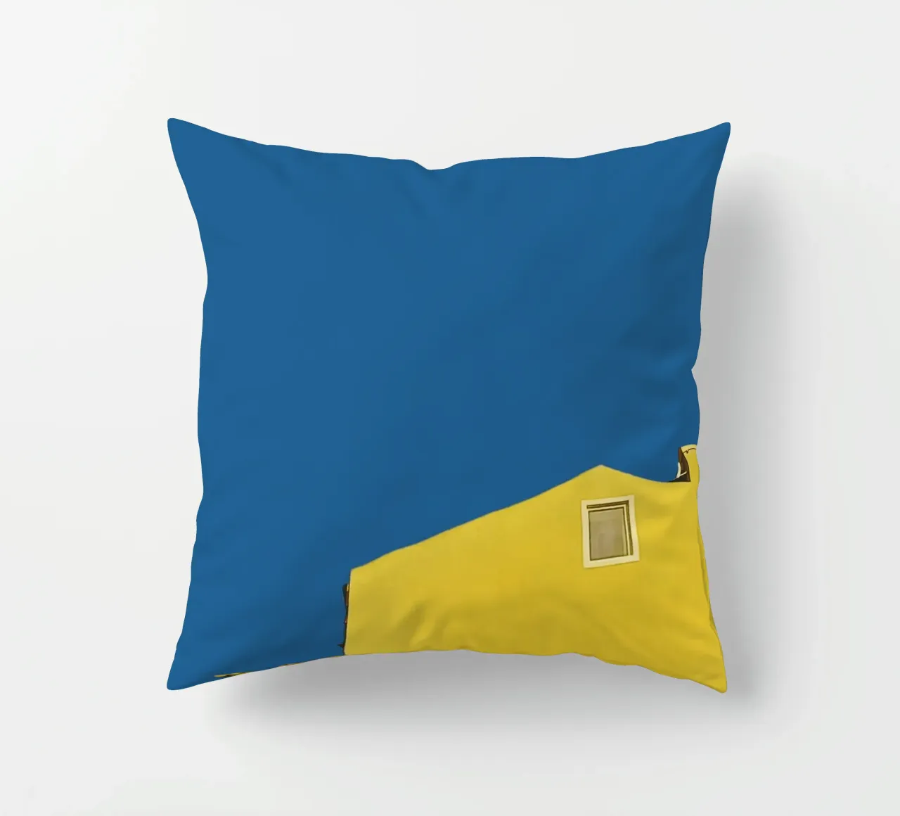 Architecture minimale - Jaune coussin de KISSA STUDIO