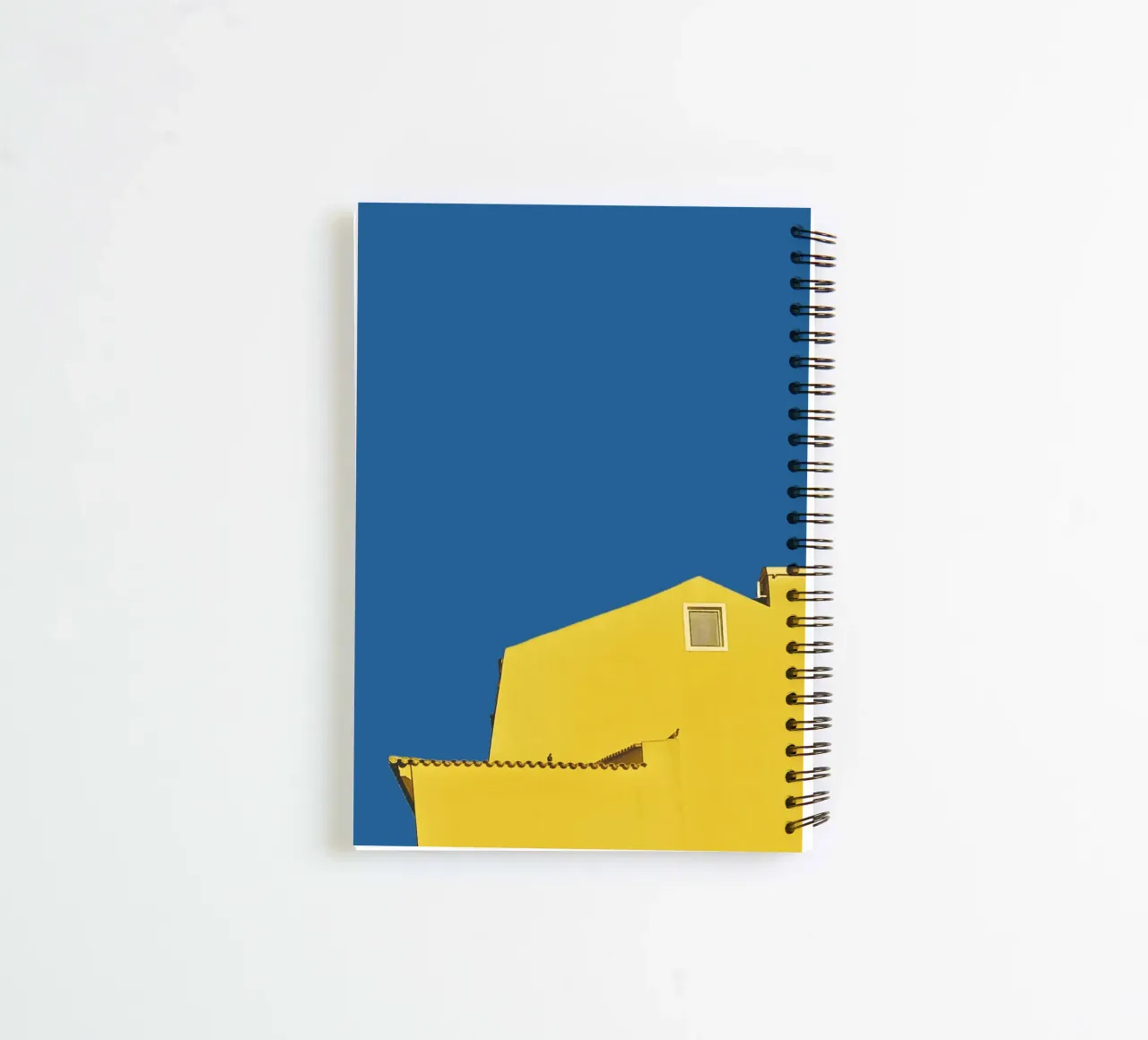 Minimal Architecture - Yellow spiral notebook by KISSA STUDIO