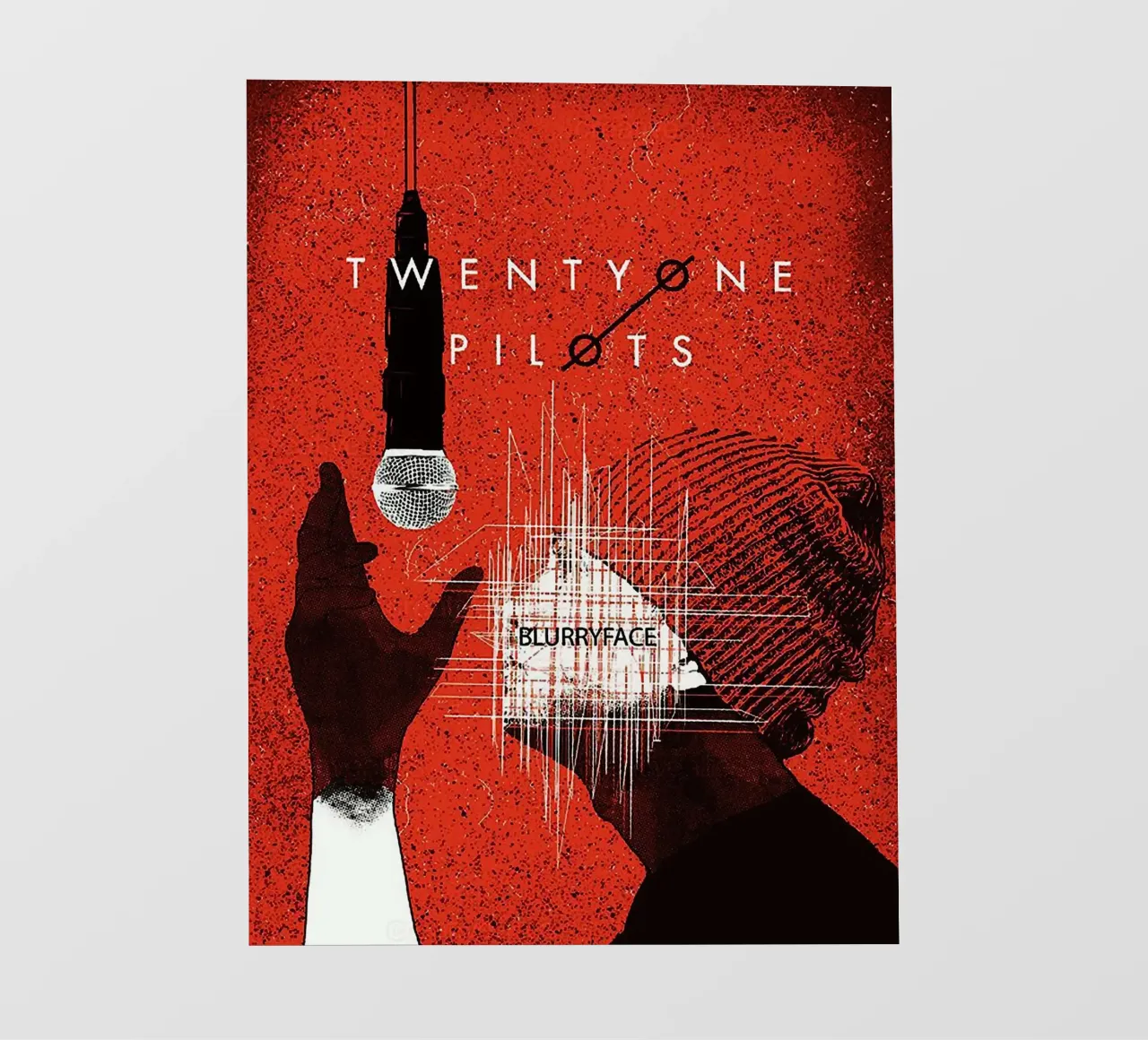 Le groupe Twenty One Pilots bâche pvc de vanhesling
