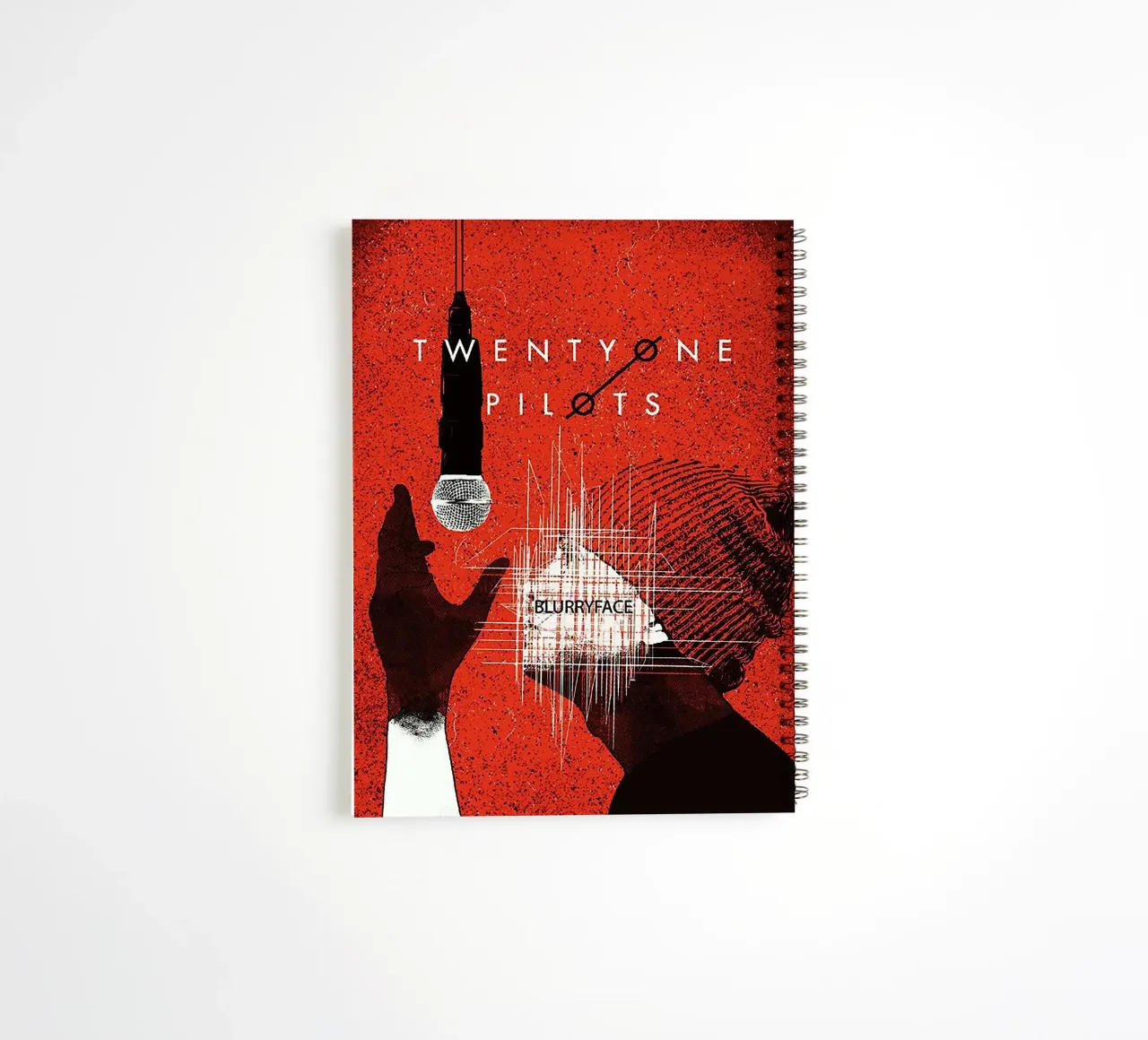 Le groupe Twenty One Pilots carnet à spirale de vanhesling