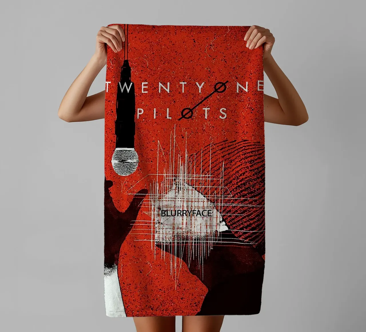 Le groupe Twenty One Pilots serviette de bain de vanhesling
