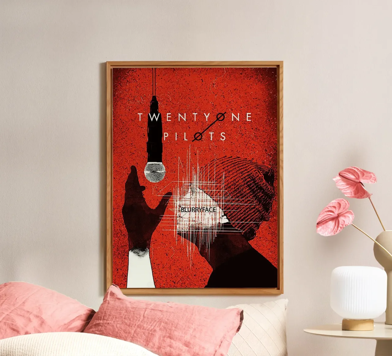 Le groupe Twenty One Pilots alu dibond de vanhesling