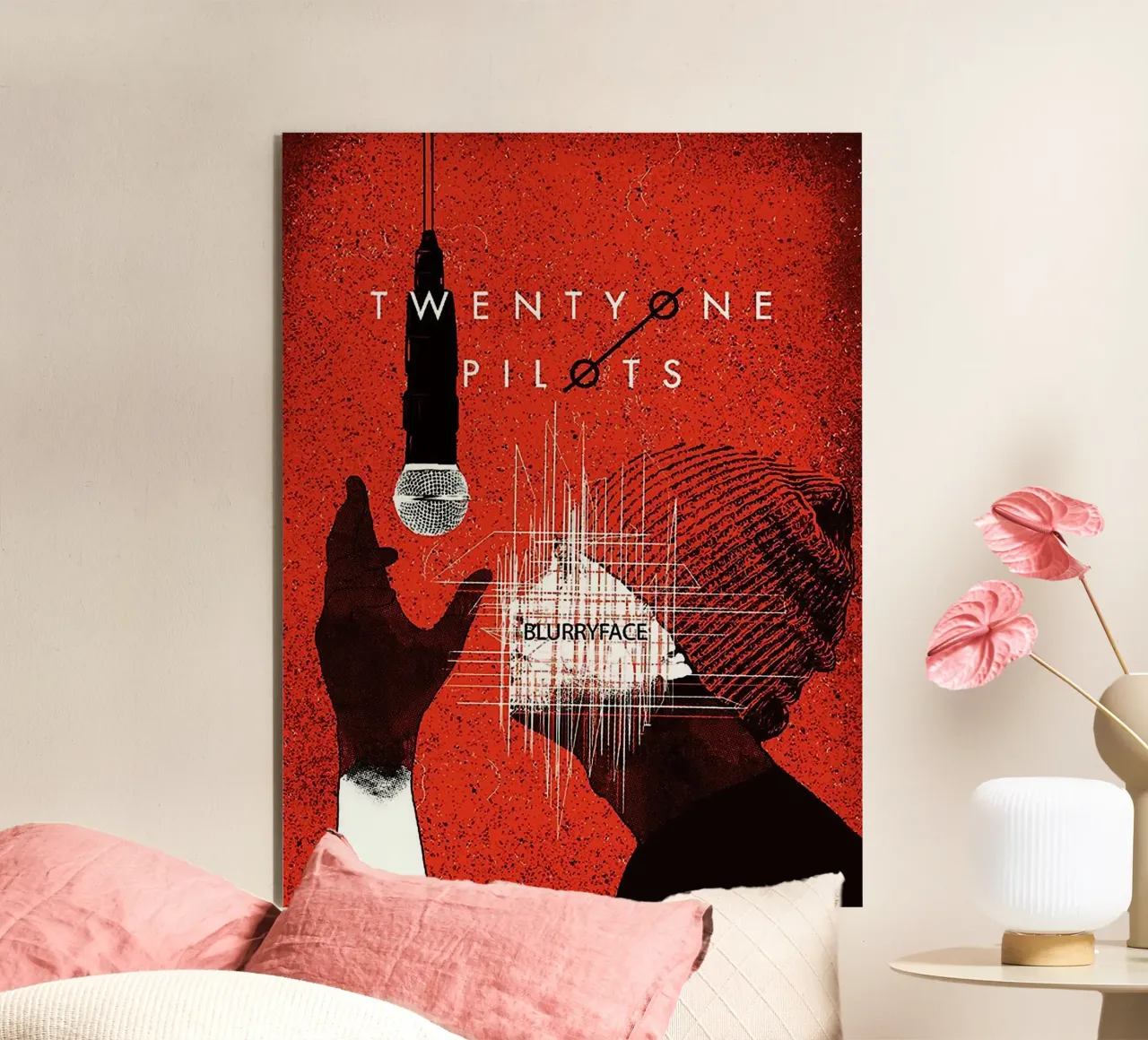 Le groupe Twenty One Pilots alu dibond de vanhesling