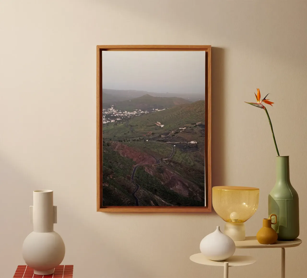 The Winding Way Home canvas met Baklijst van zenitt