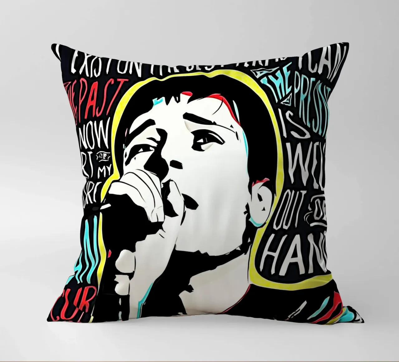 Ian Curtis Joy Division Arte cuscino da music soul