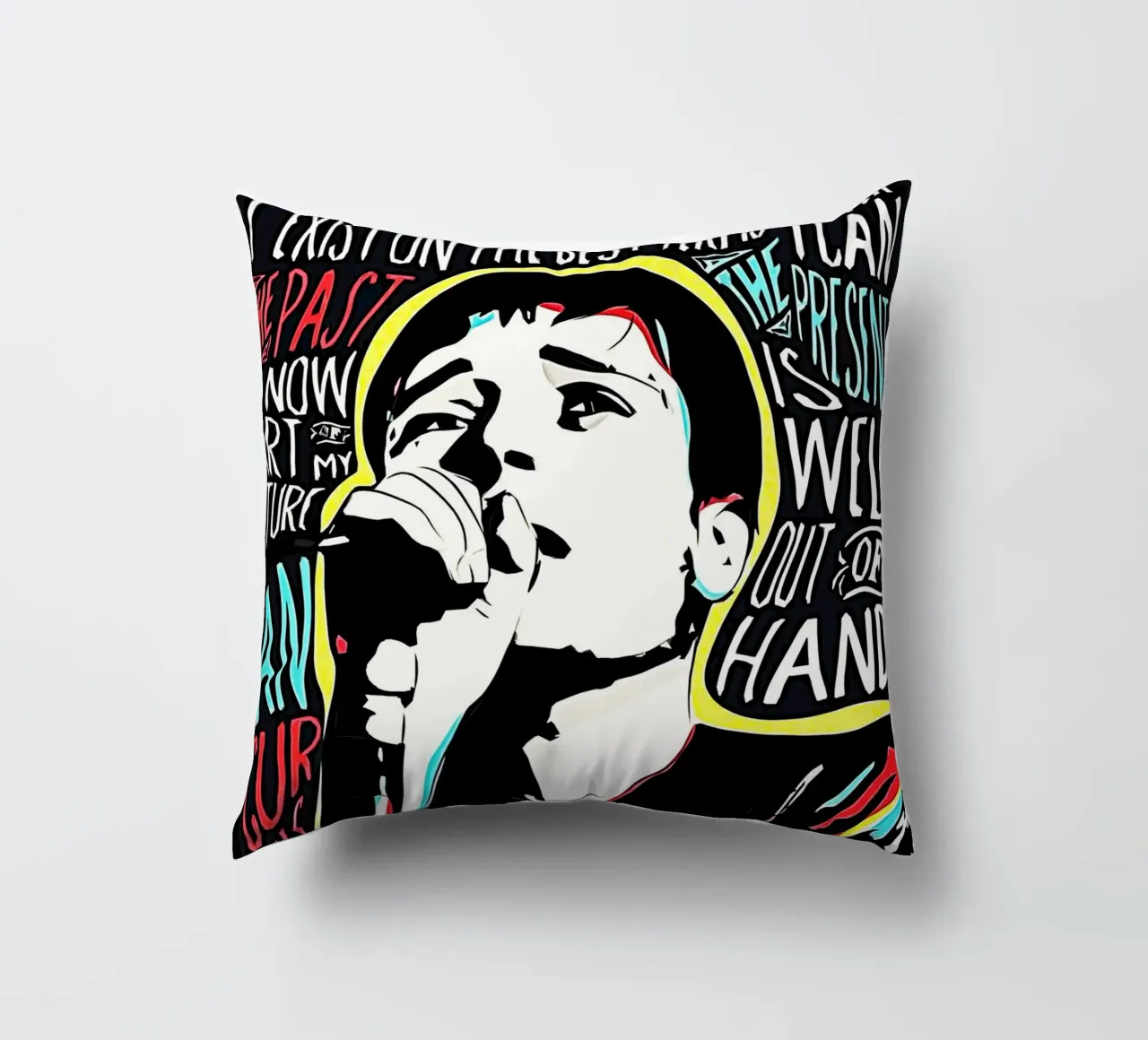 Ian Curtis Joy Division Arte cuscino da music soul