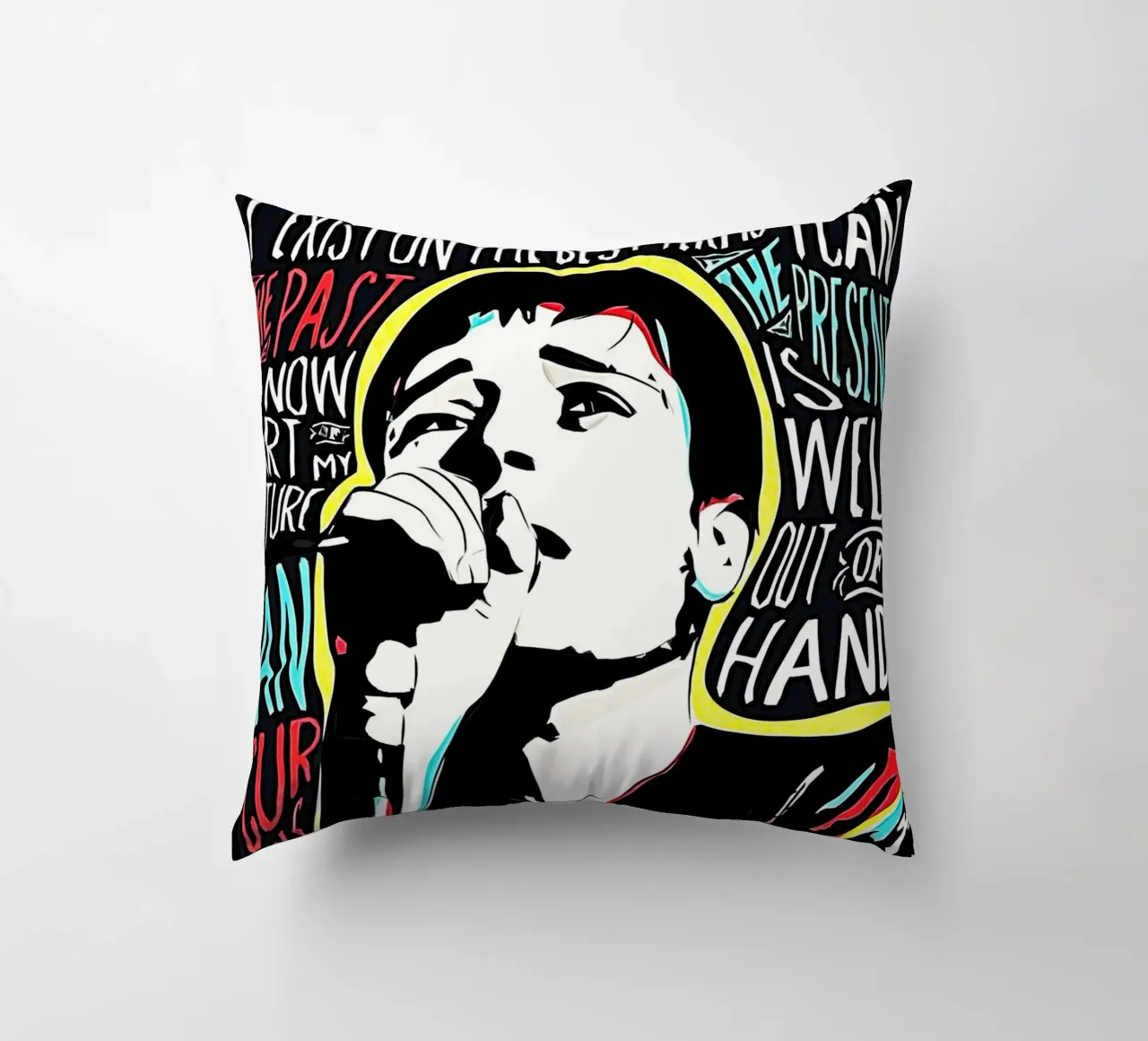 Ian Curtis Joy Division Arte cuscino da music soul
