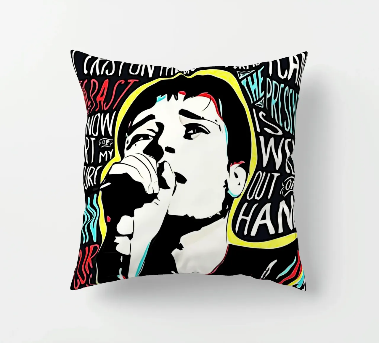 Ian Curtis Joy Division Arte cuscino da music soul