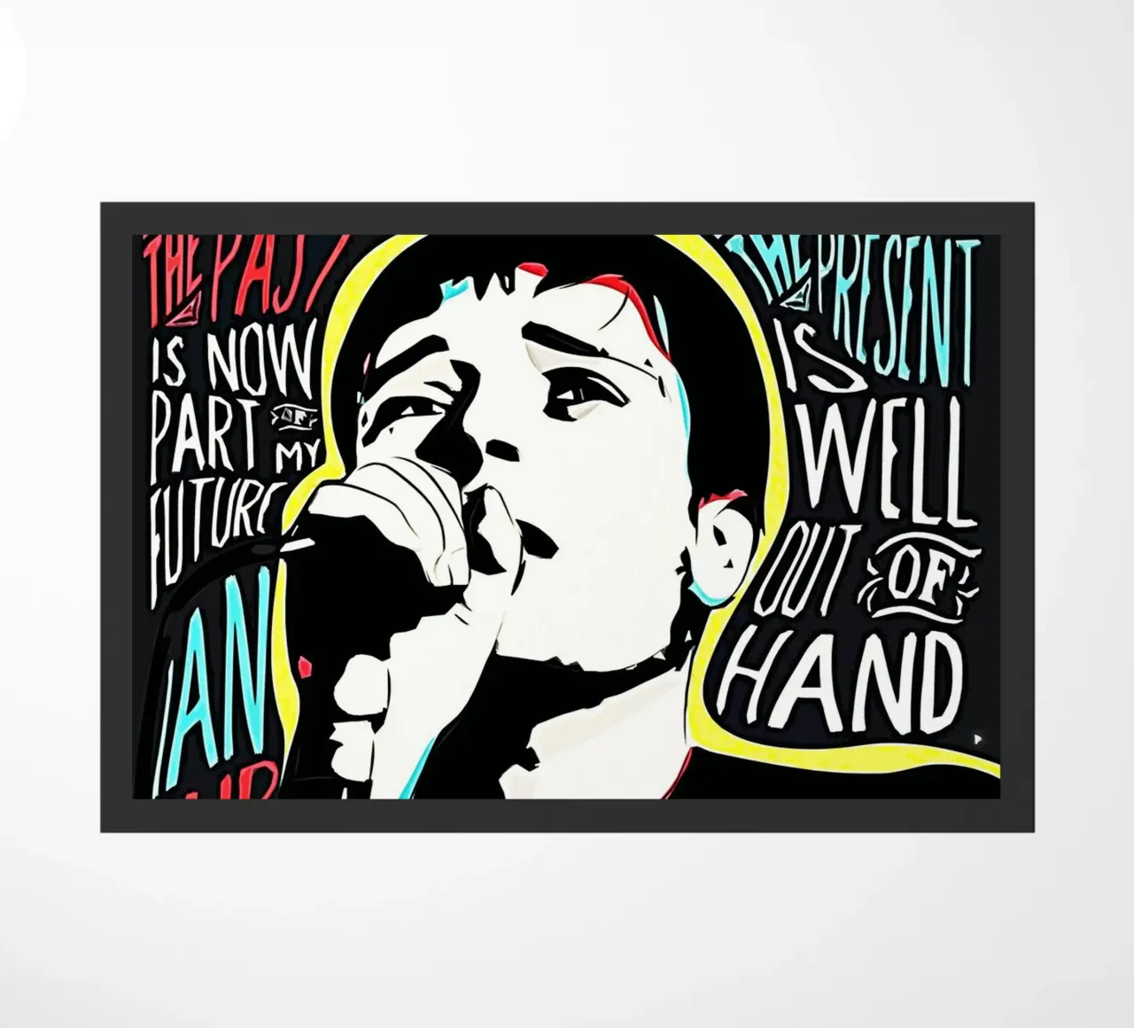 Ian Curtis Joy Division Arte zerbino da music soul