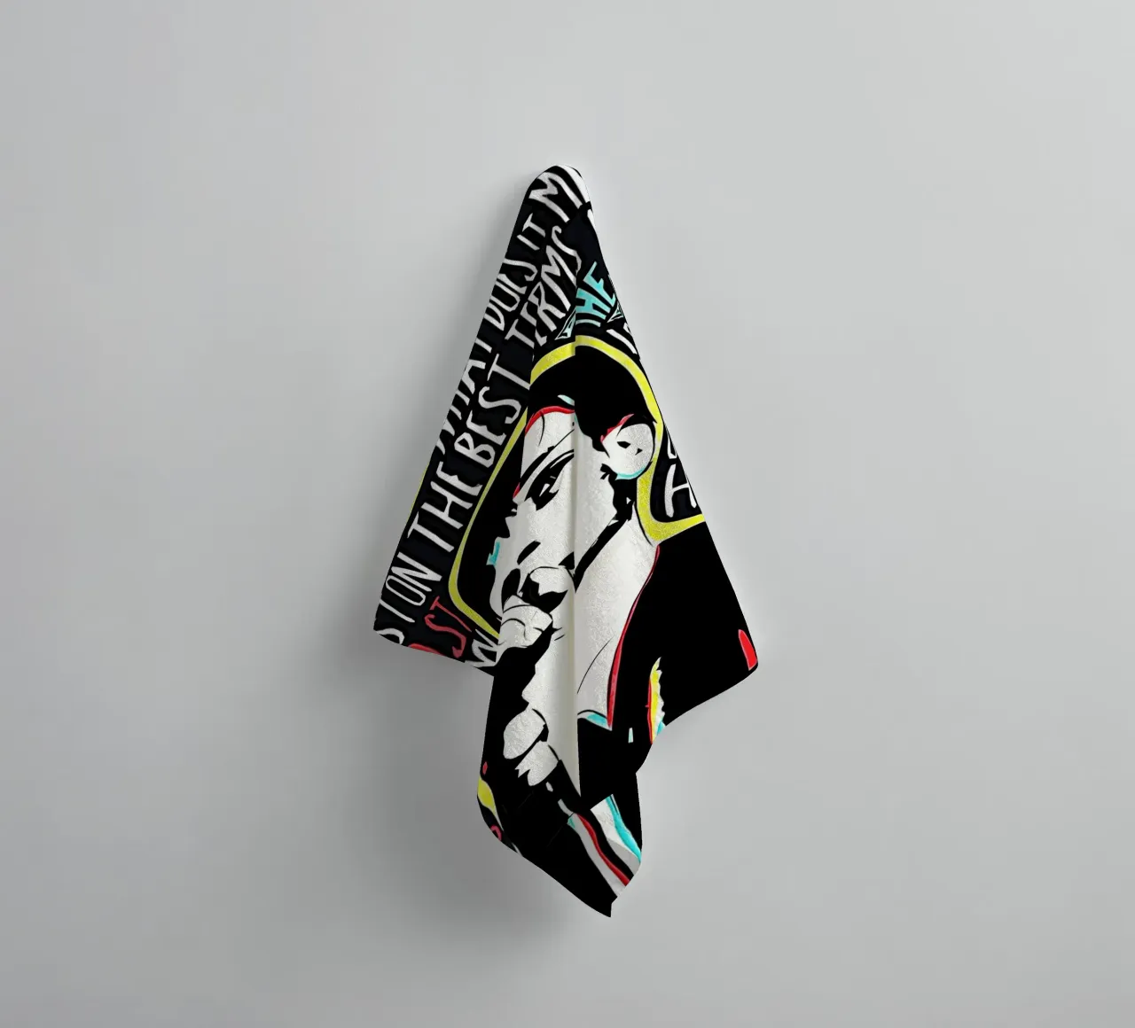 Ian Curtis Joy Division Art towel by music soul