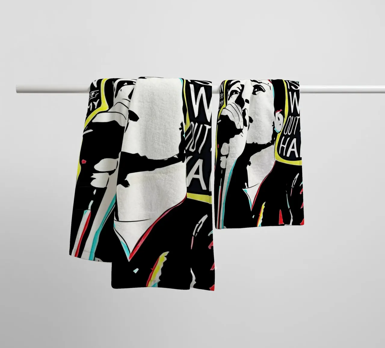 Ian Curtis Joy Division Art towel by music soul