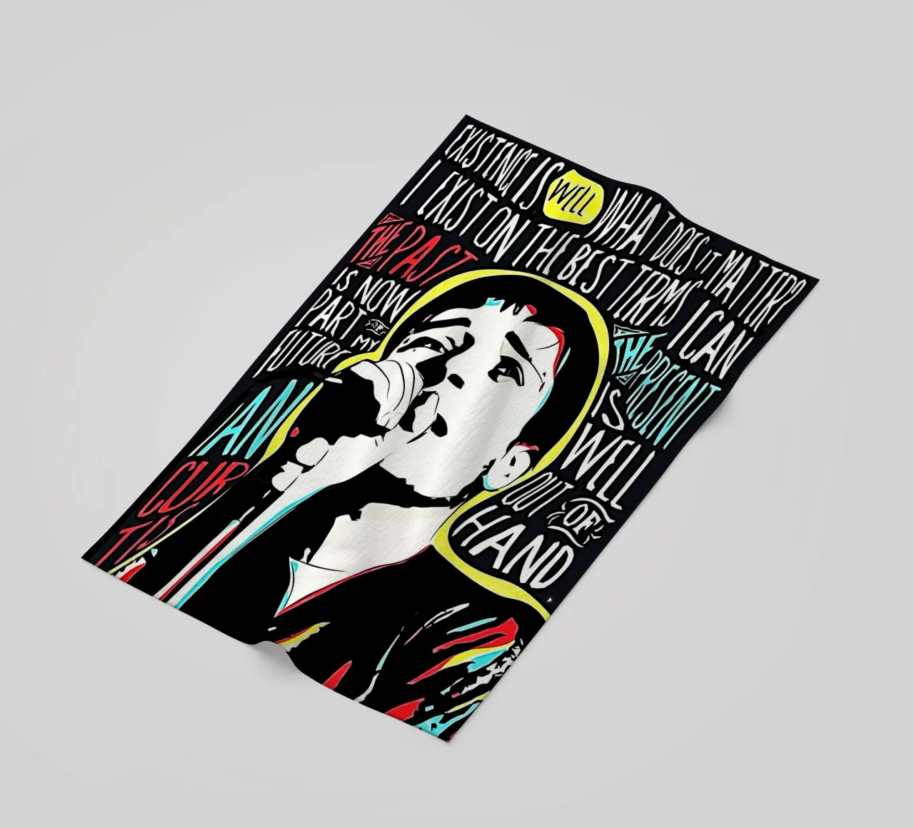 Ian Curtis Joy Division Arte telo mare da music soul