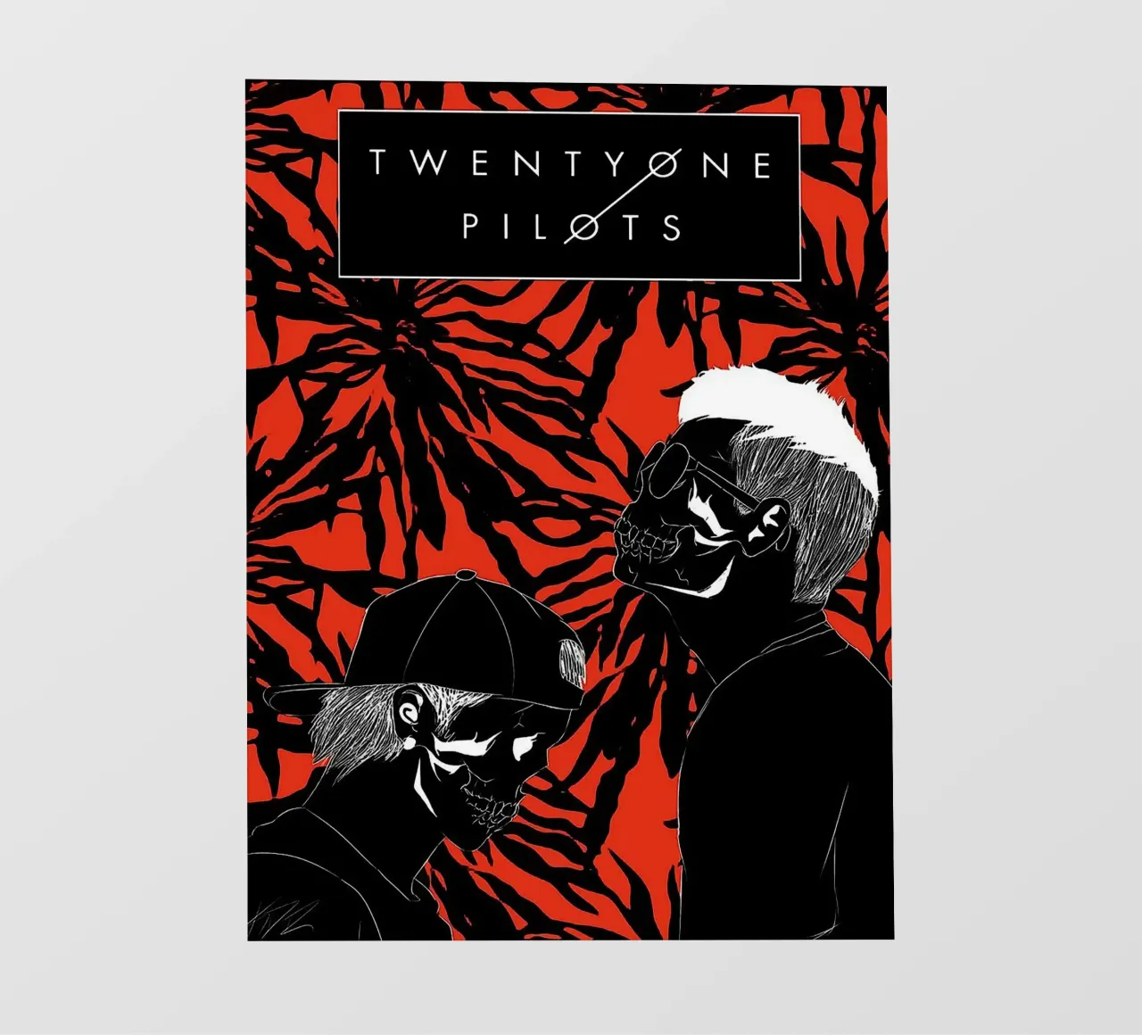 Le groupe Twenty One Pilots bâche pvc de vanhesling