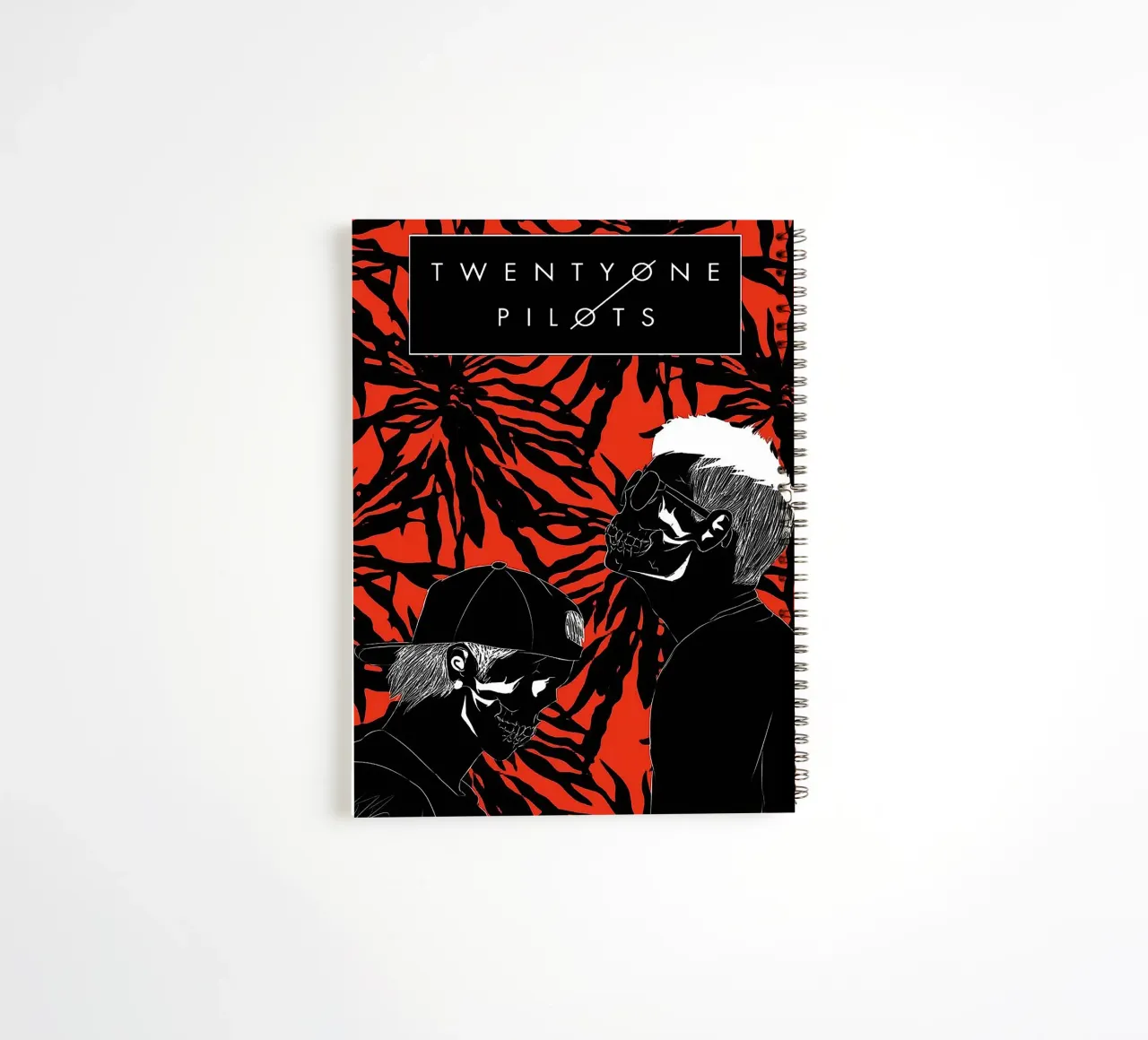 Le groupe Twenty One Pilots carnet à spirale de vanhesling