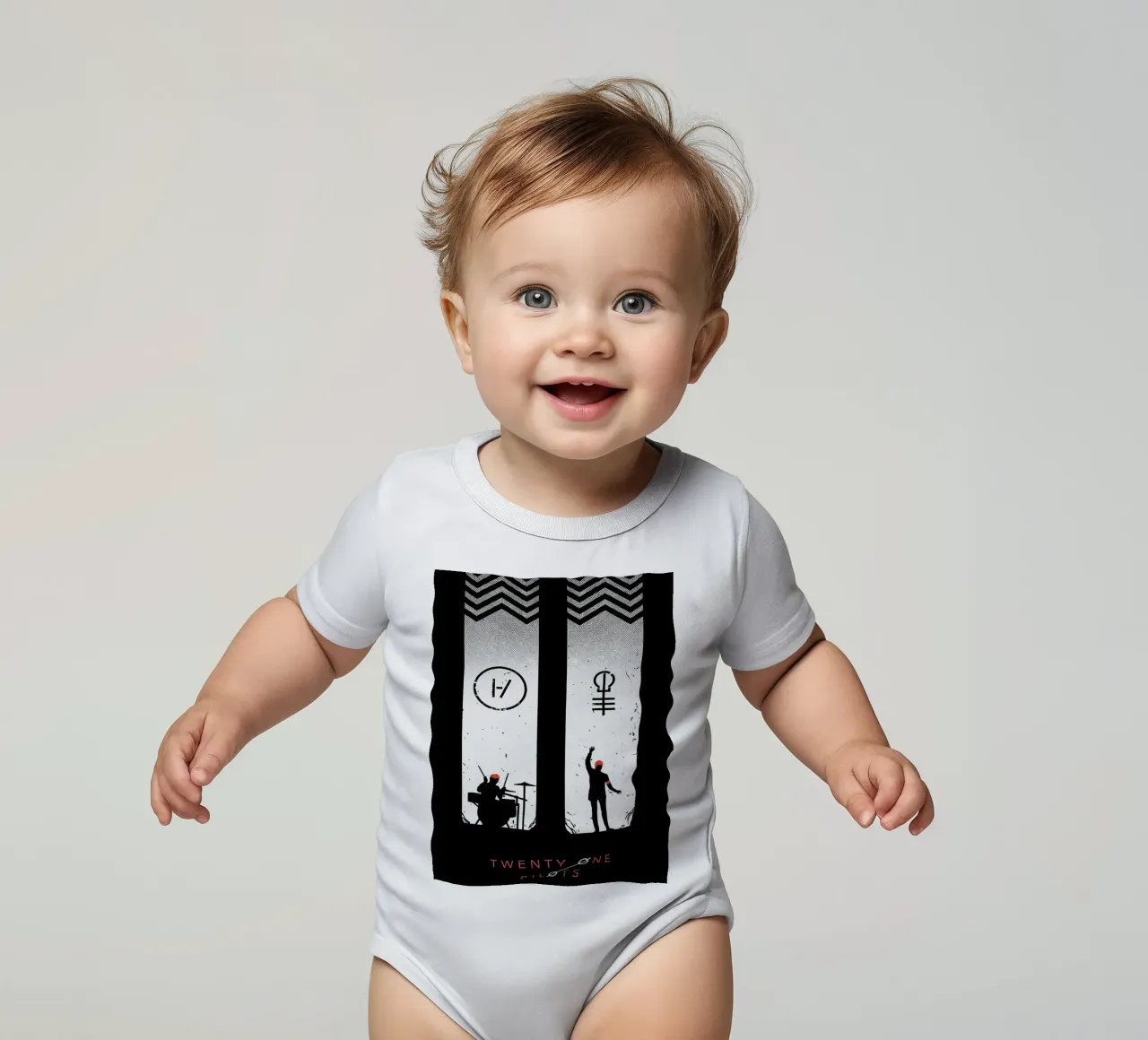 Le groupe Twenty One Pilots body bébé de vanhesling