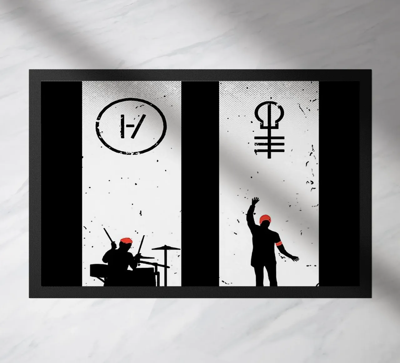 Le groupe Twenty One Pilots paillasson de vanhesling