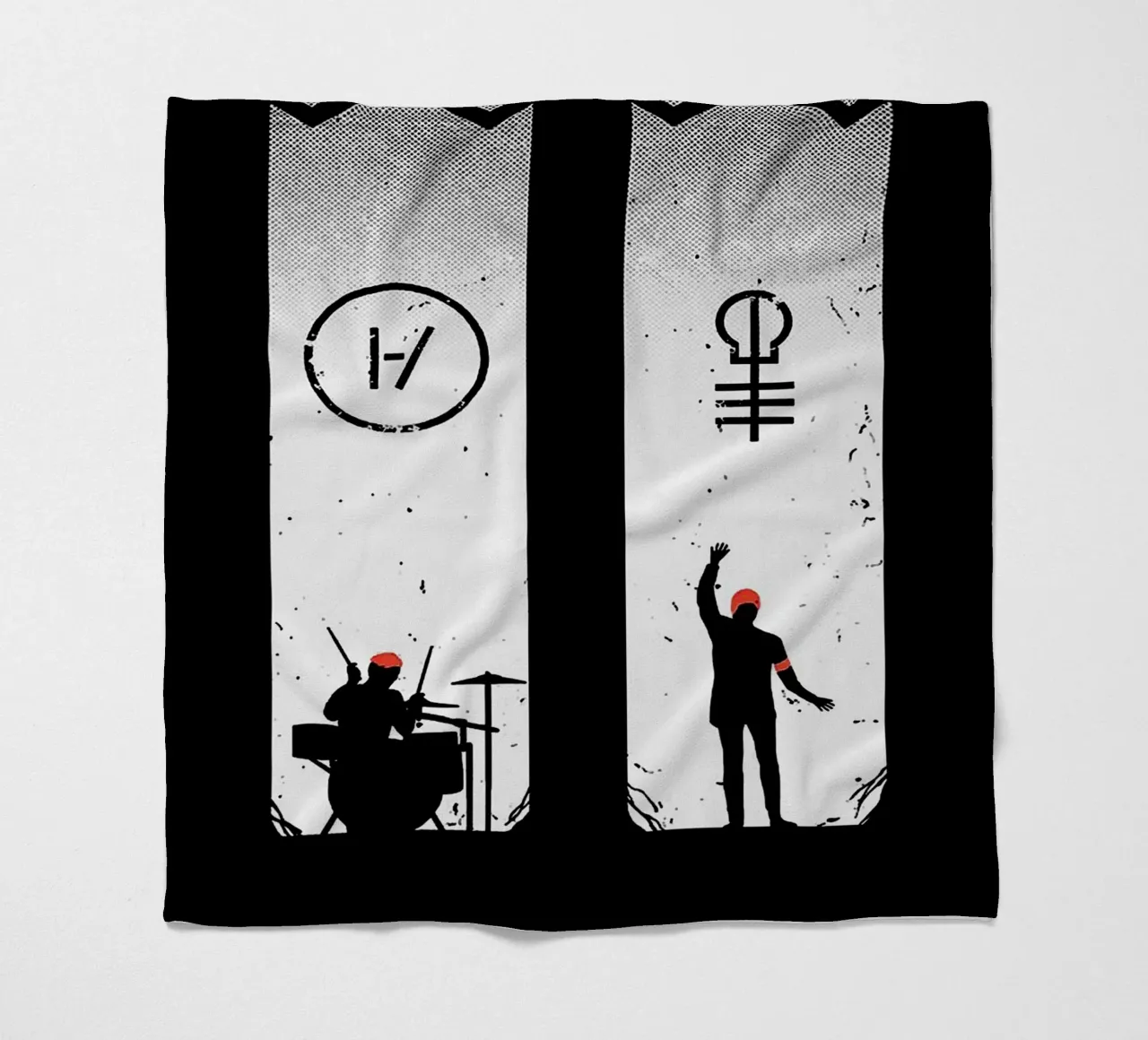 Le groupe Twenty One Pilots plaid polaire de vanhesling