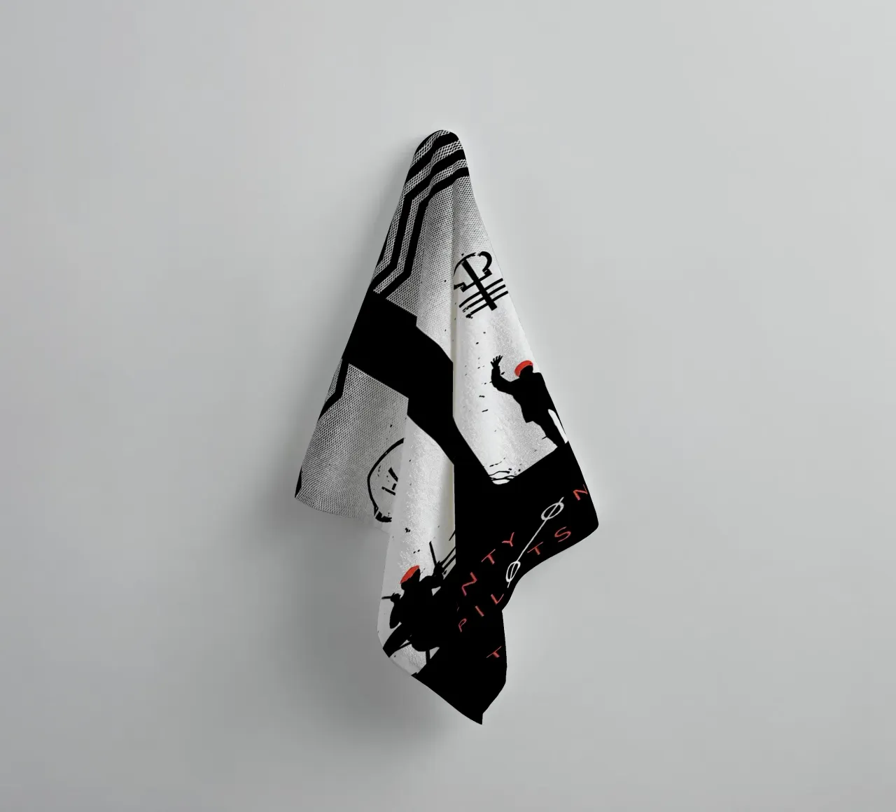 Le groupe Twenty One Pilots serviette de bain de vanhesling