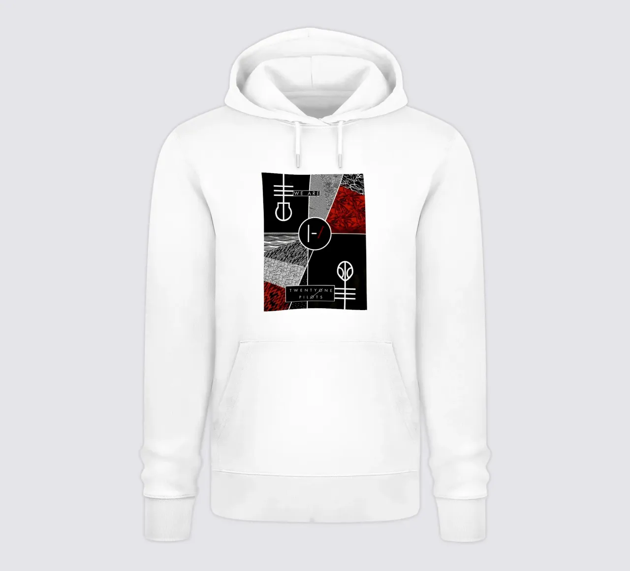 Twenty One Pilots band felpa con cappuccio da vanhesling