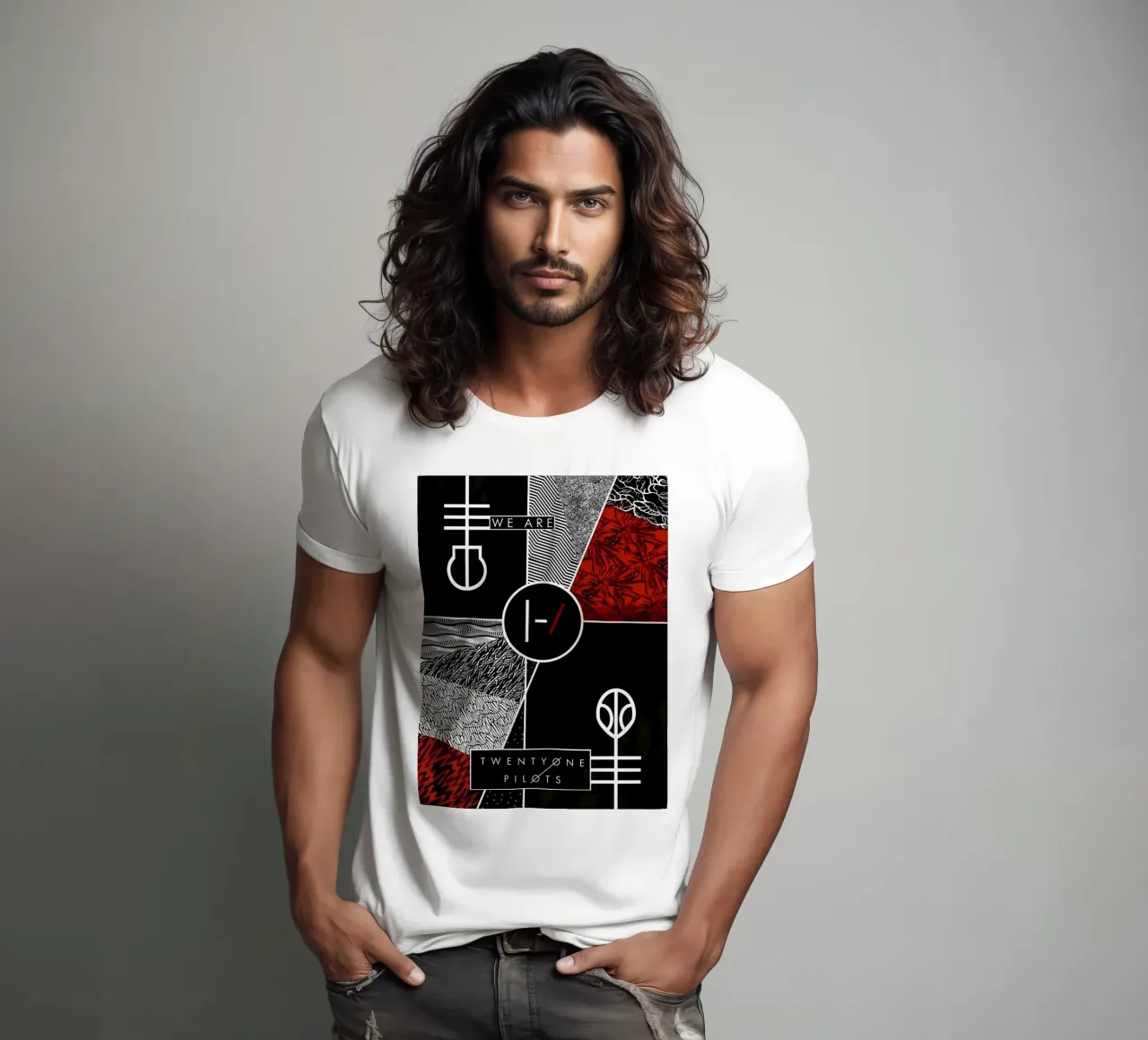 Le groupe Twenty One Pilots t-shirt de vanhesling