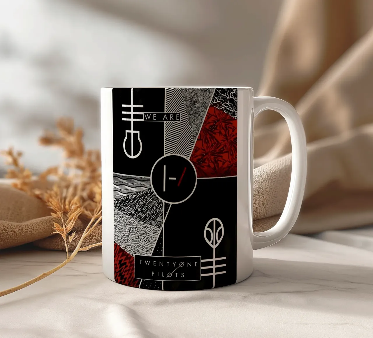Le groupe Twenty One Pilots mug en céramique de vanhesling