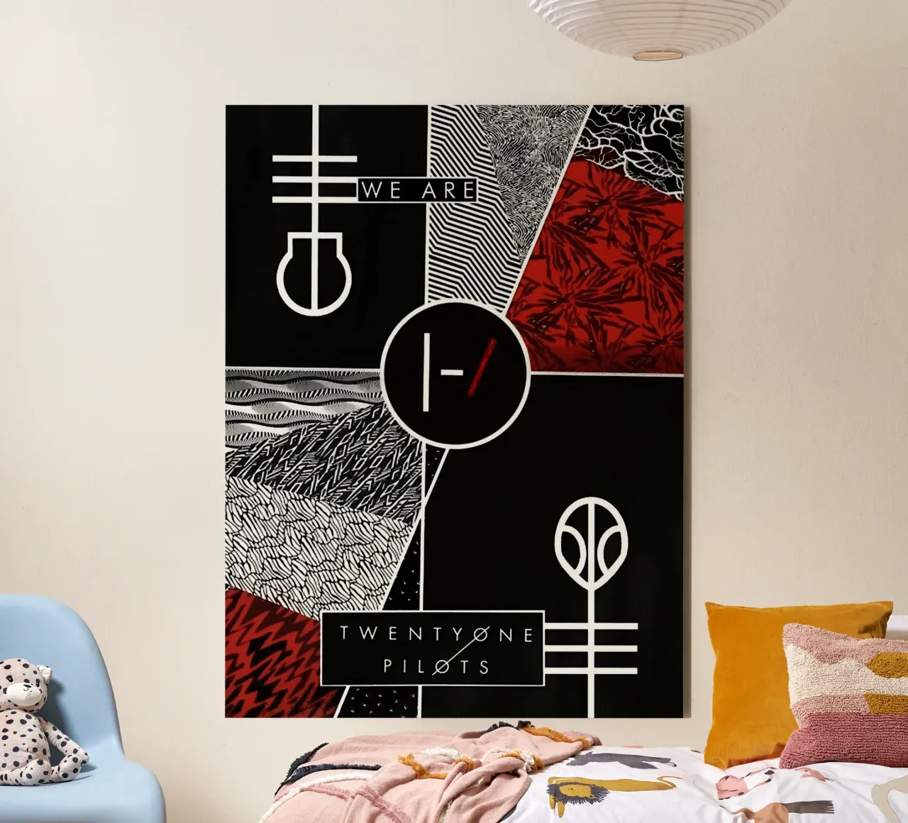 Le groupe Twenty One Pilots alu dibond de vanhesling