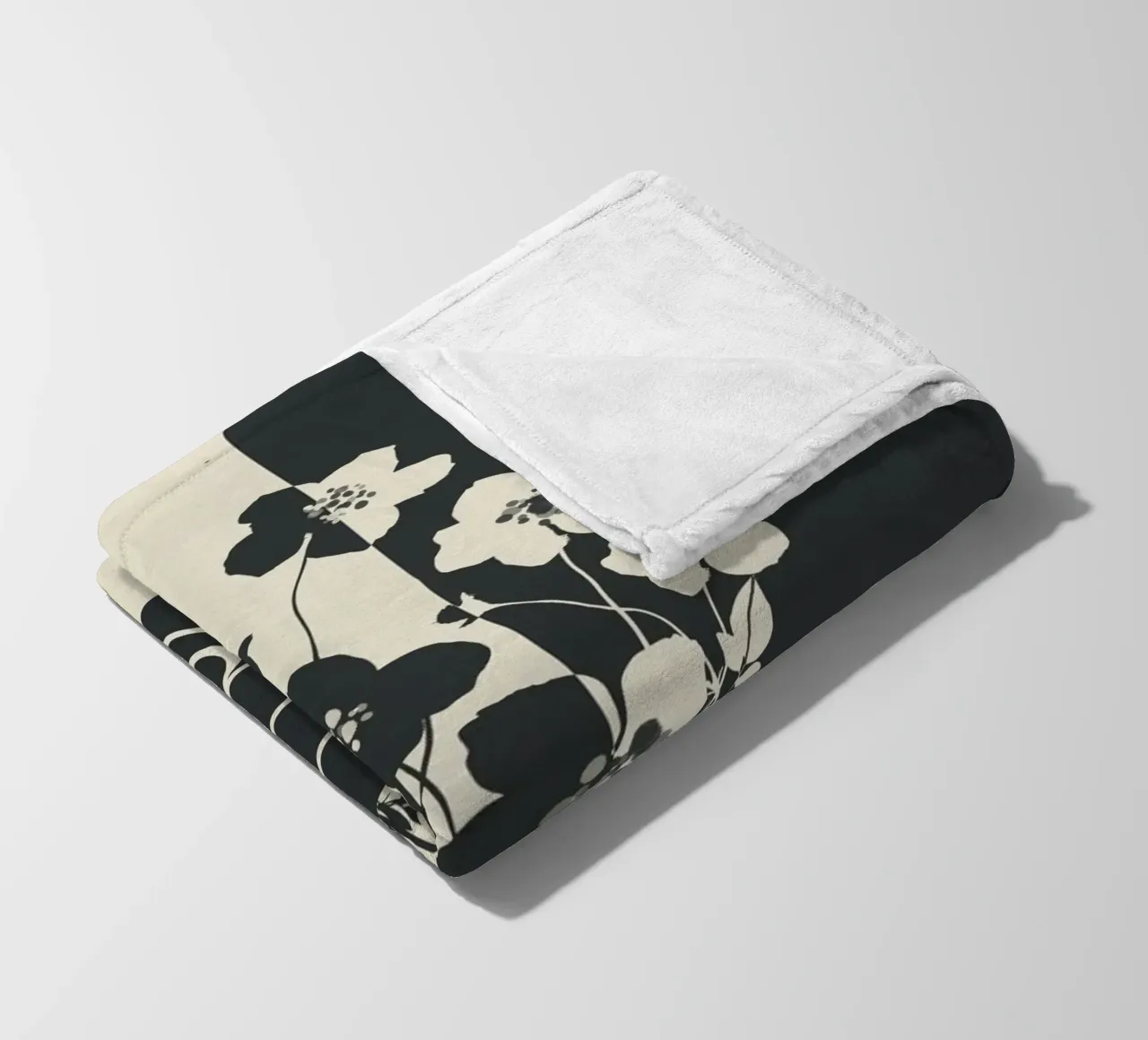 Botanical Contrast 1 coperta in pile da cityart