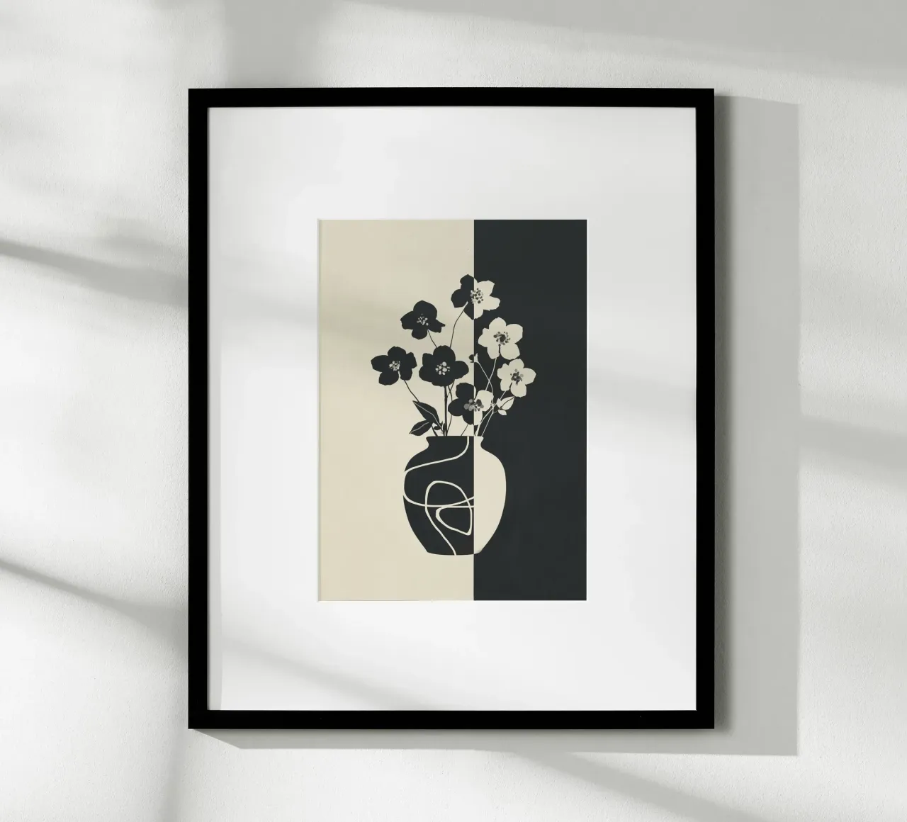 Botanical Contrast 1 carta hahnemühle da cityart