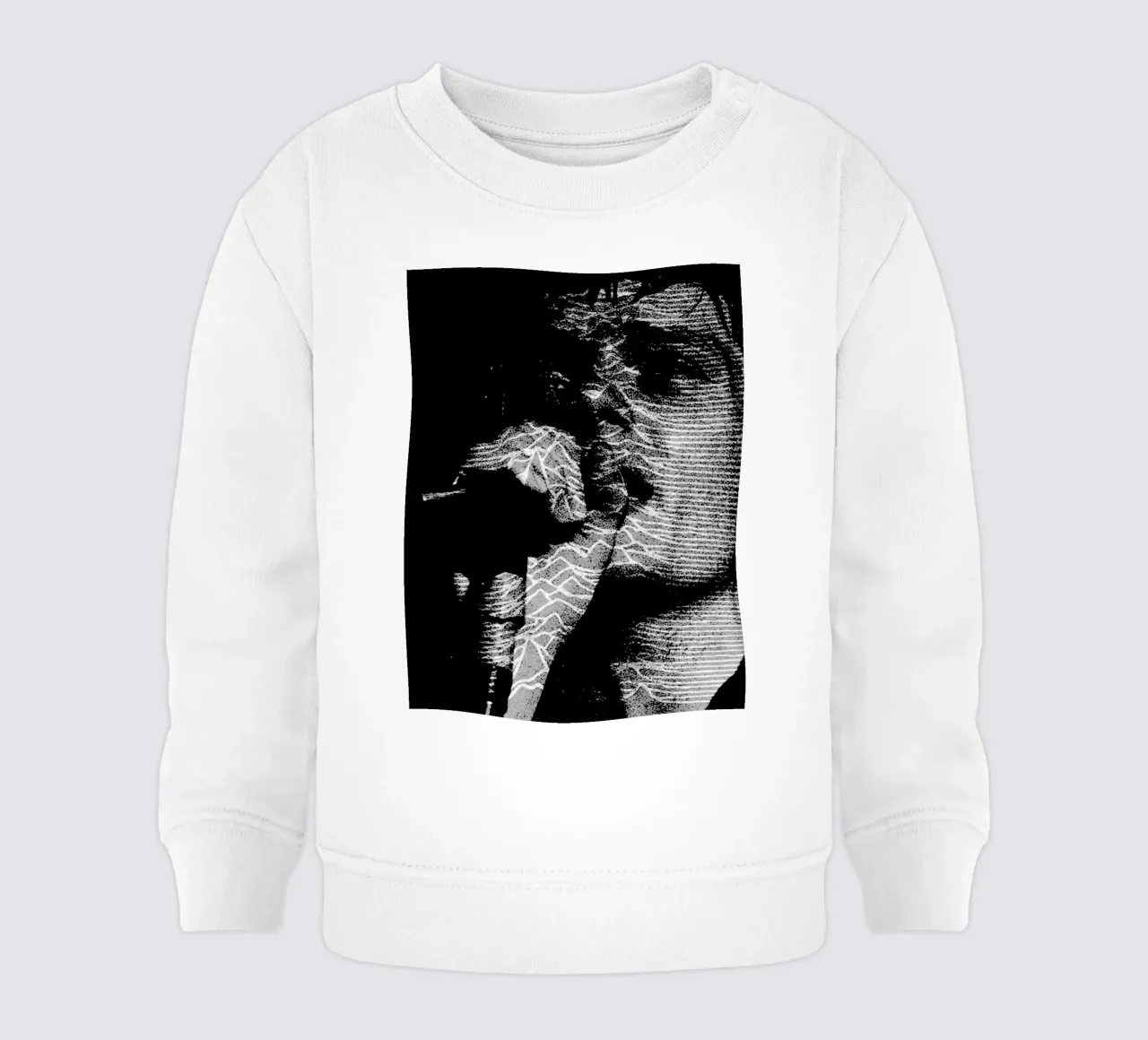 Ian Curtis Joy Division 7 Arte felpa neonato da music soul