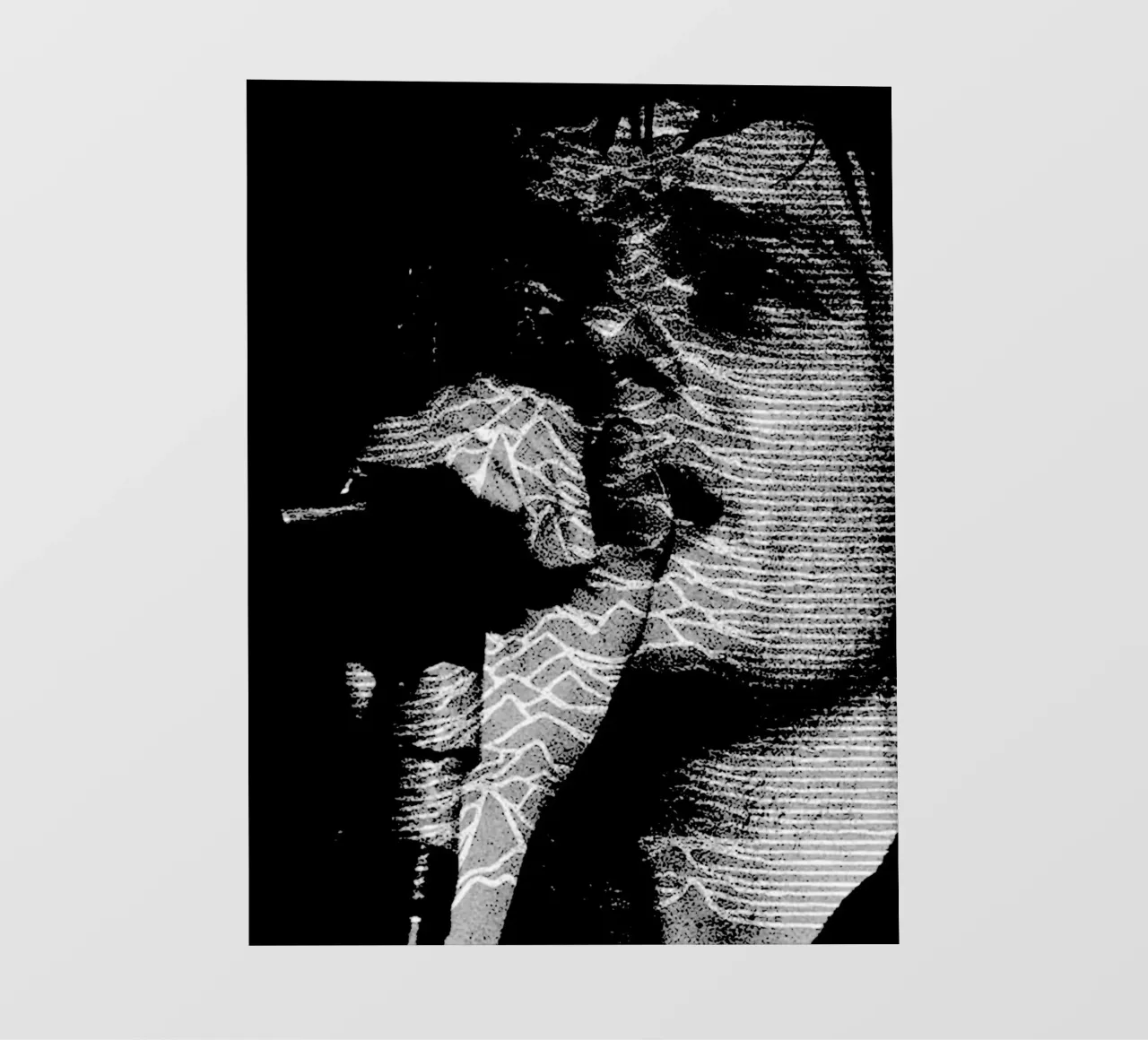 Ian Curtis Joy Division 7 Art pvc cover by music soul