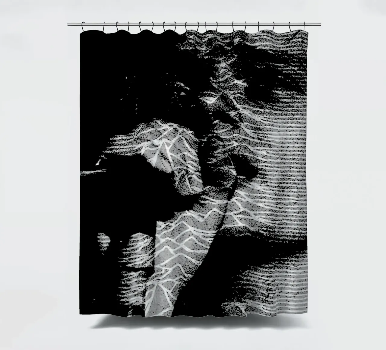 Ian Curtis Joy Division 7 Art rideau de douche de music soul