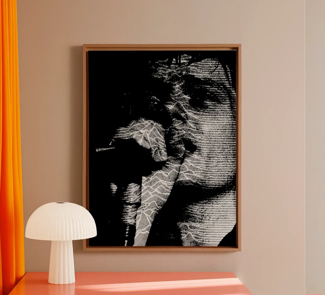 Ian Curtis Joy Division 7 Art canvas by music soul