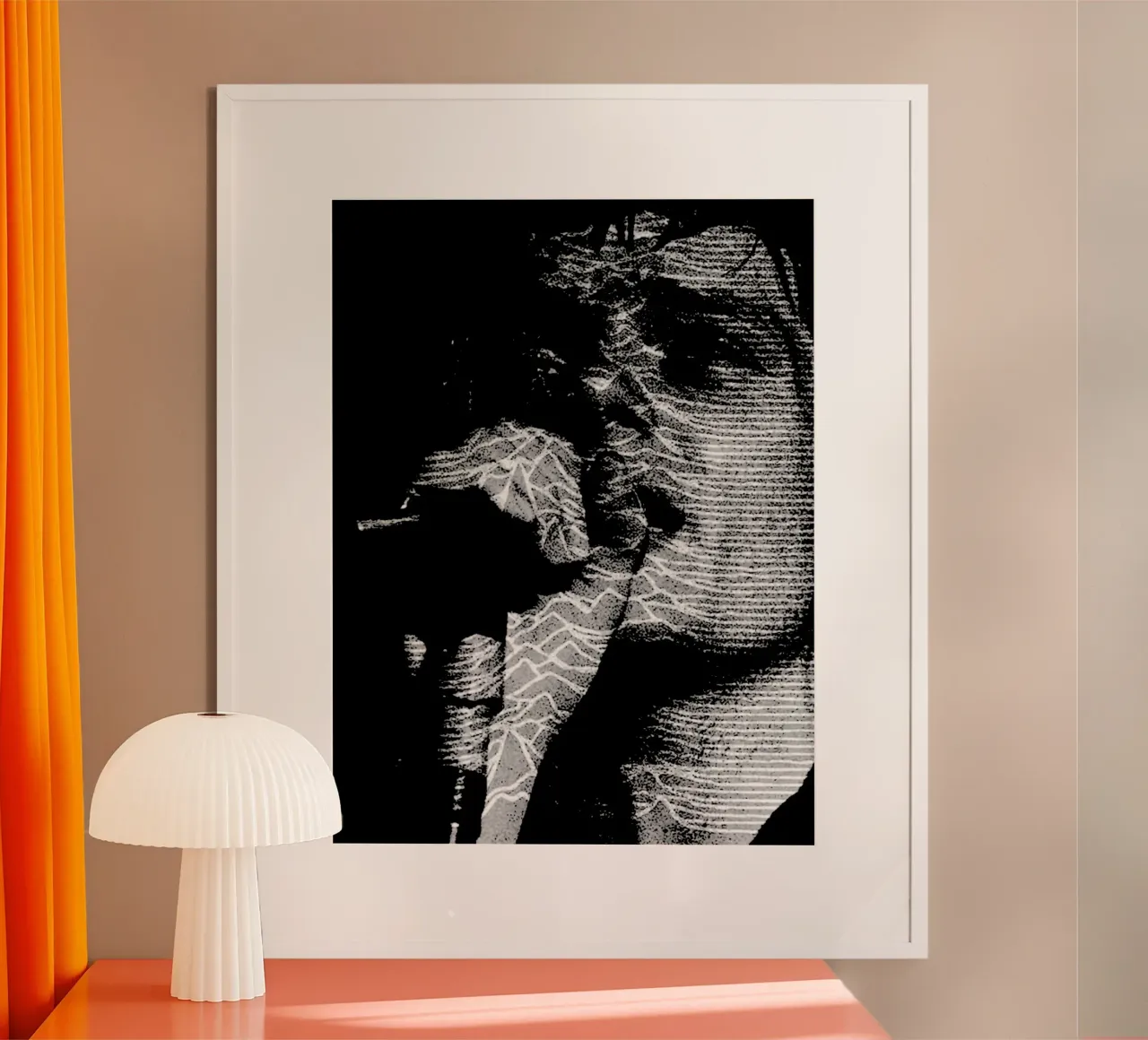 Ian Curtis Joy Division 7 Arte carta hahnemühle da music soul