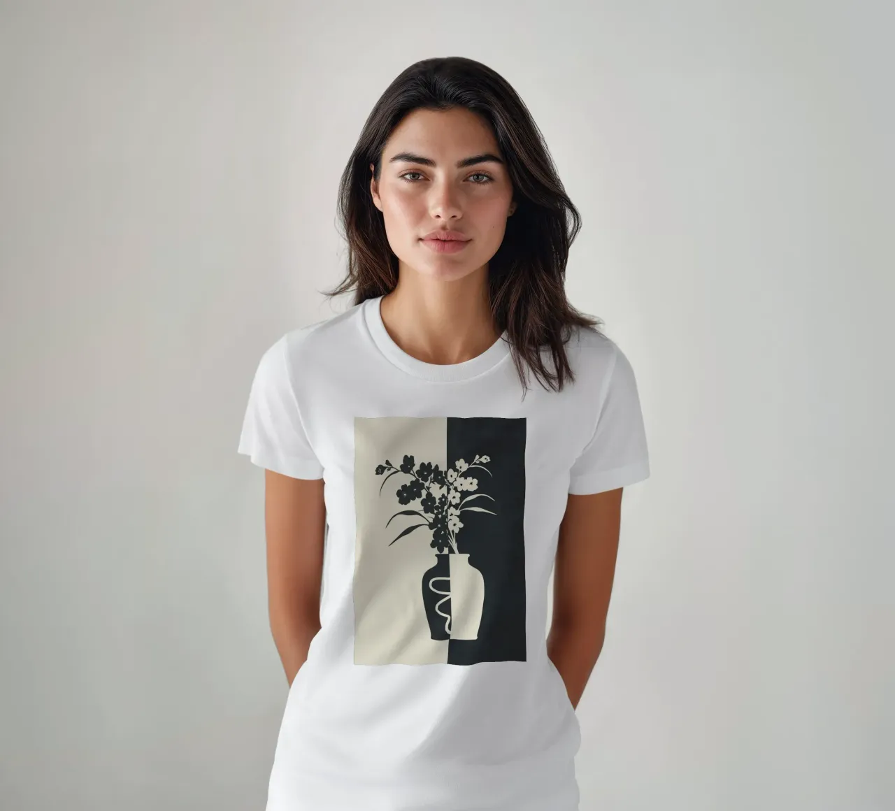 Botanical Contrast 2 t-shirt van cityart