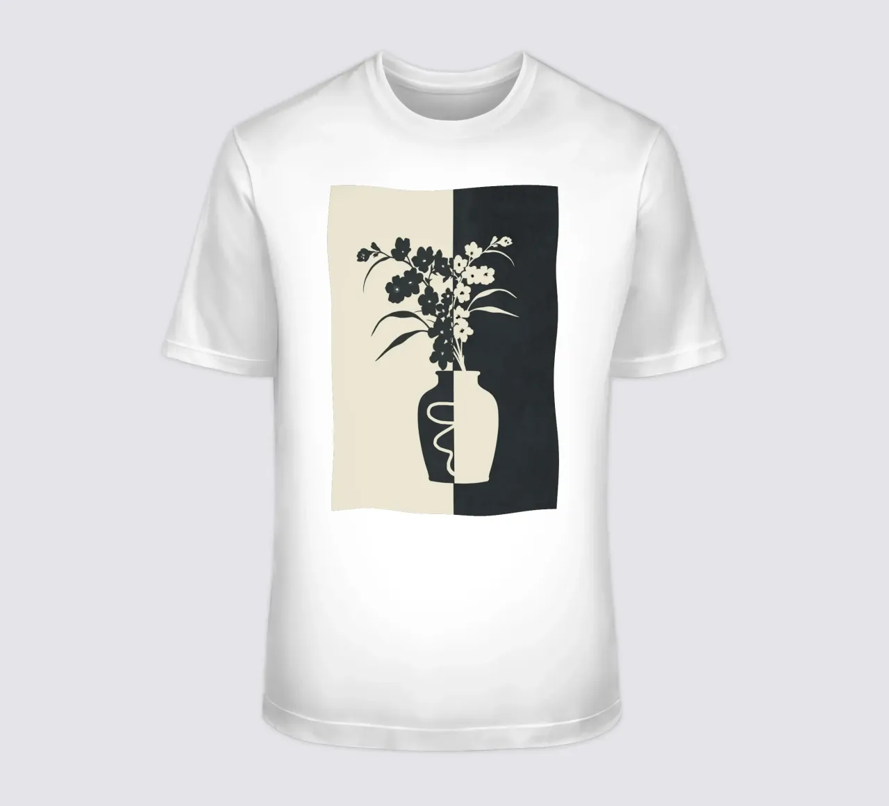 Botanical Contrast 2 t-shirt van cityart